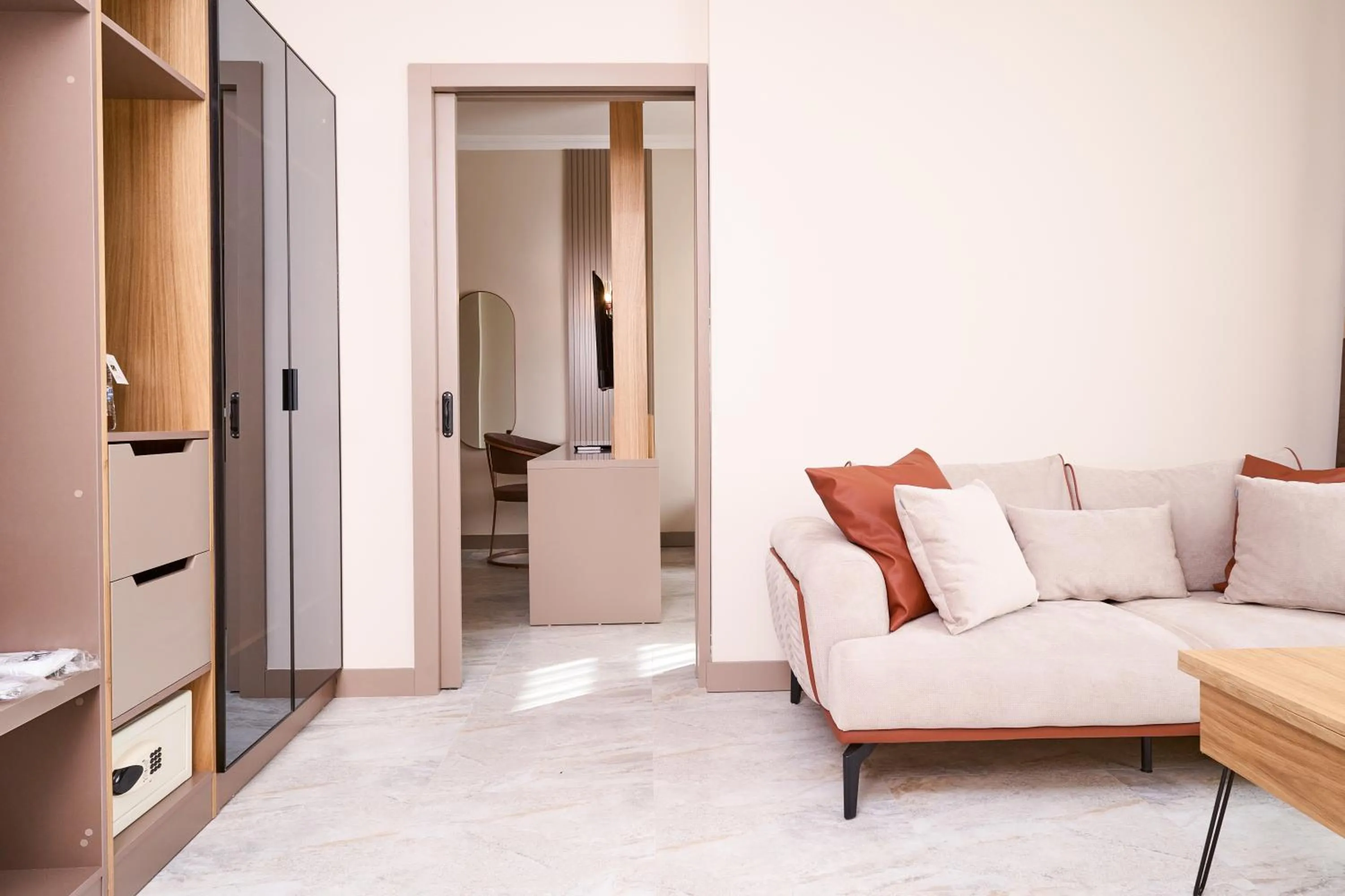 Living room in Buyuk Truva Hotel