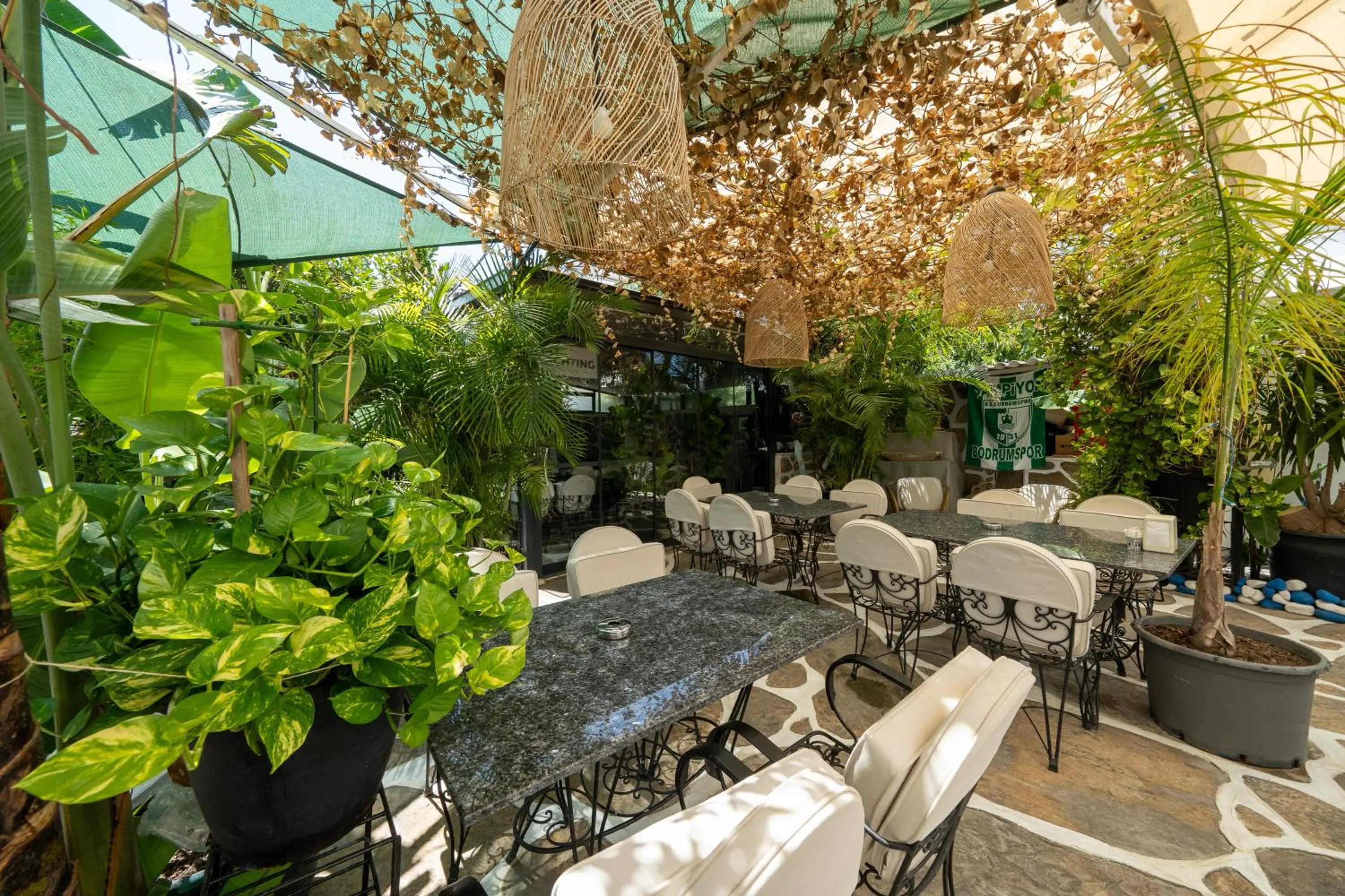 Patio in Artunc Hotel Bodrum