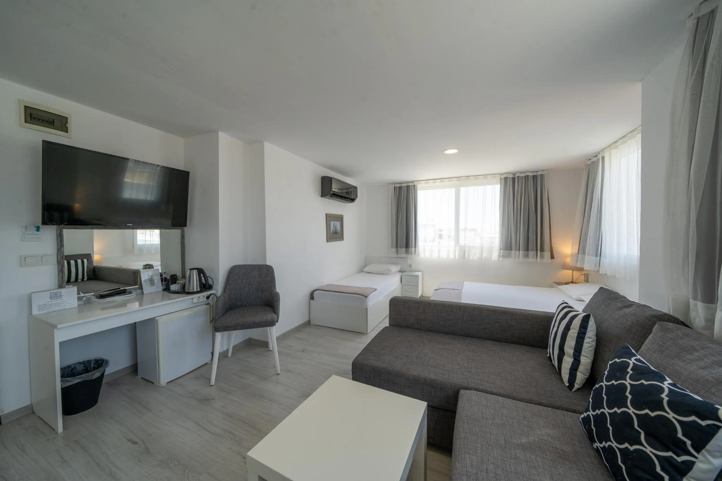 Bed in Artunc Hotel Bodrum