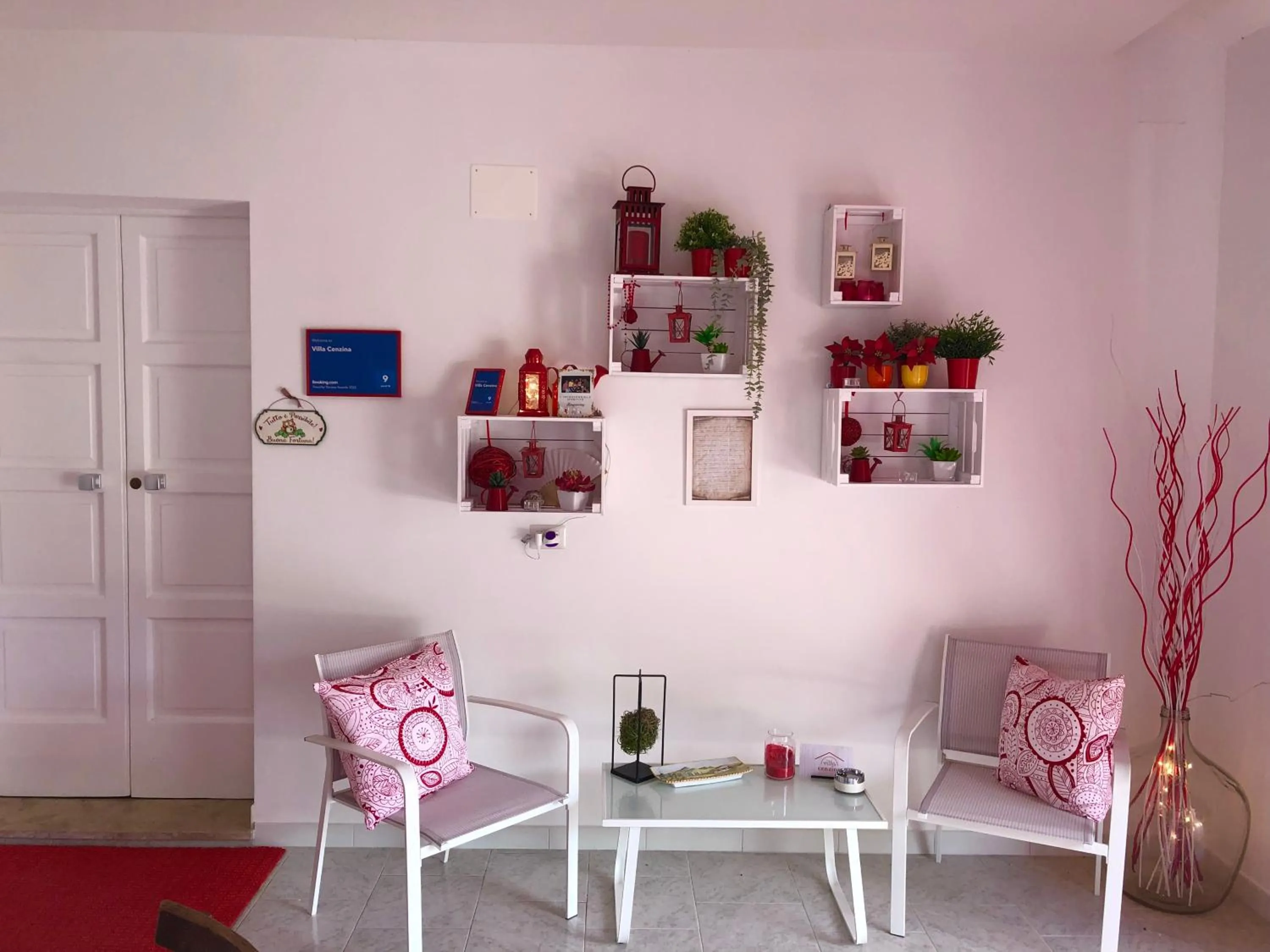 Lobby or reception in Villa Cenzina