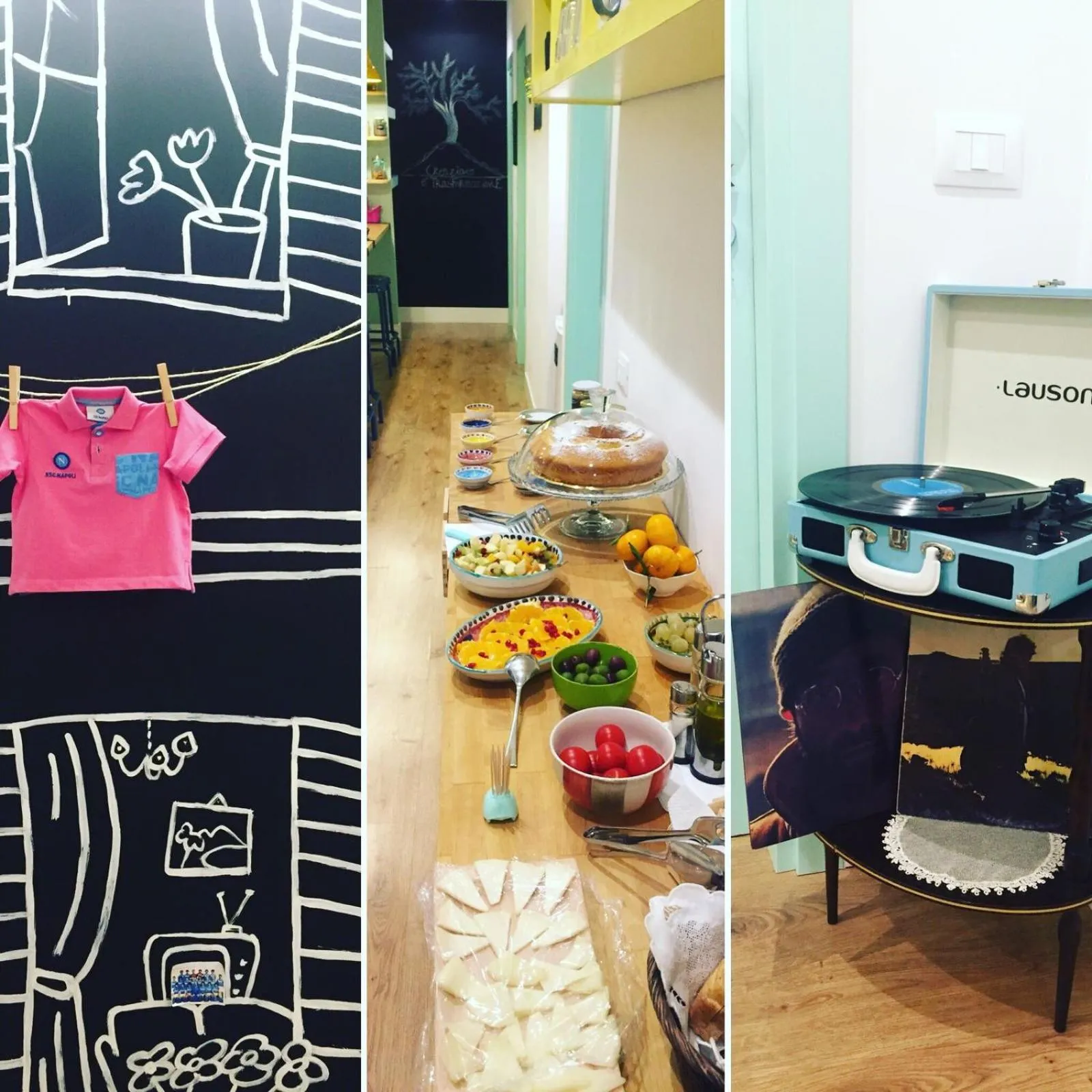 Continental breakfast in Napoli Bonita b&b