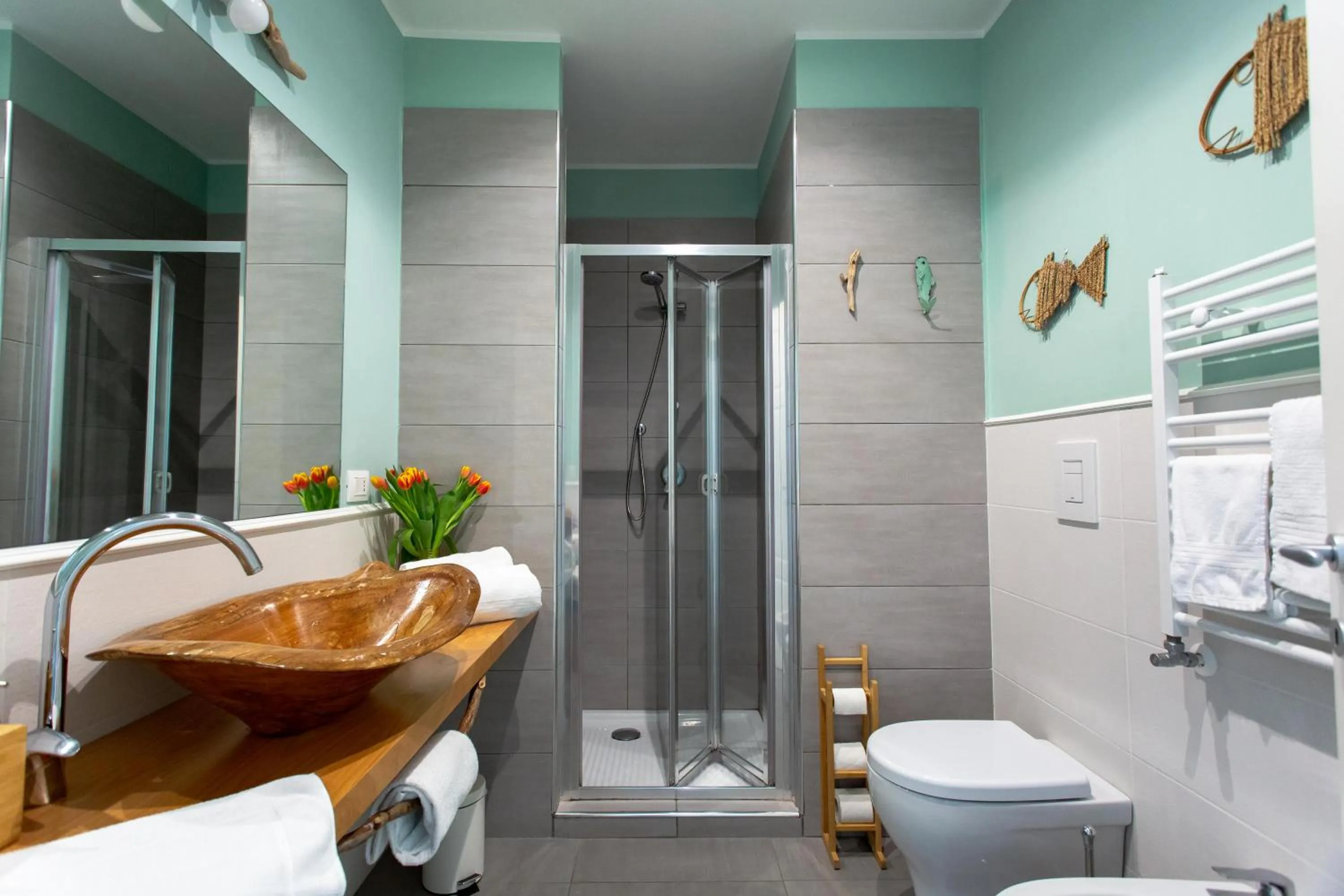 Bathroom in Napoli Bonita b&b