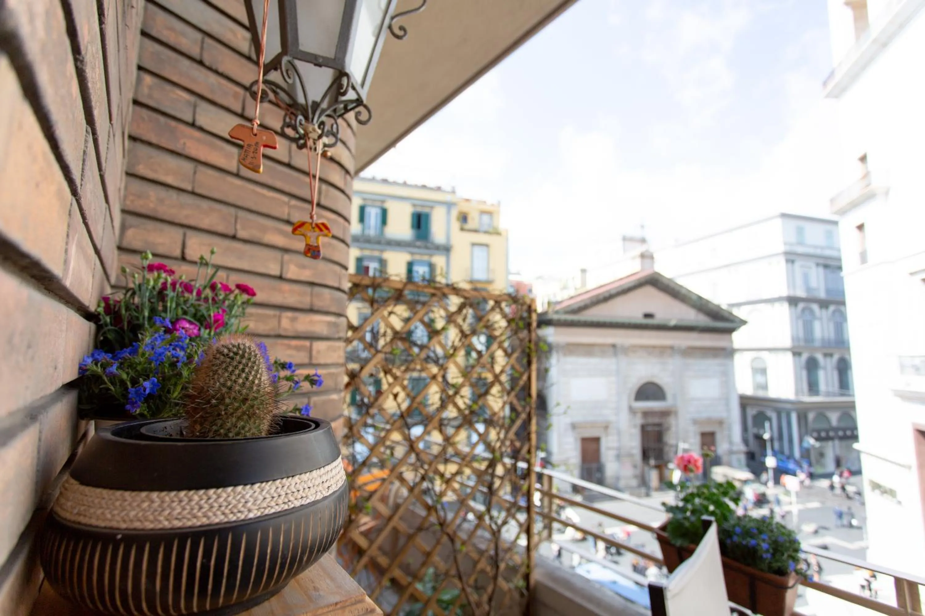 Balcony/Terrace in Napoli Bonita b&b