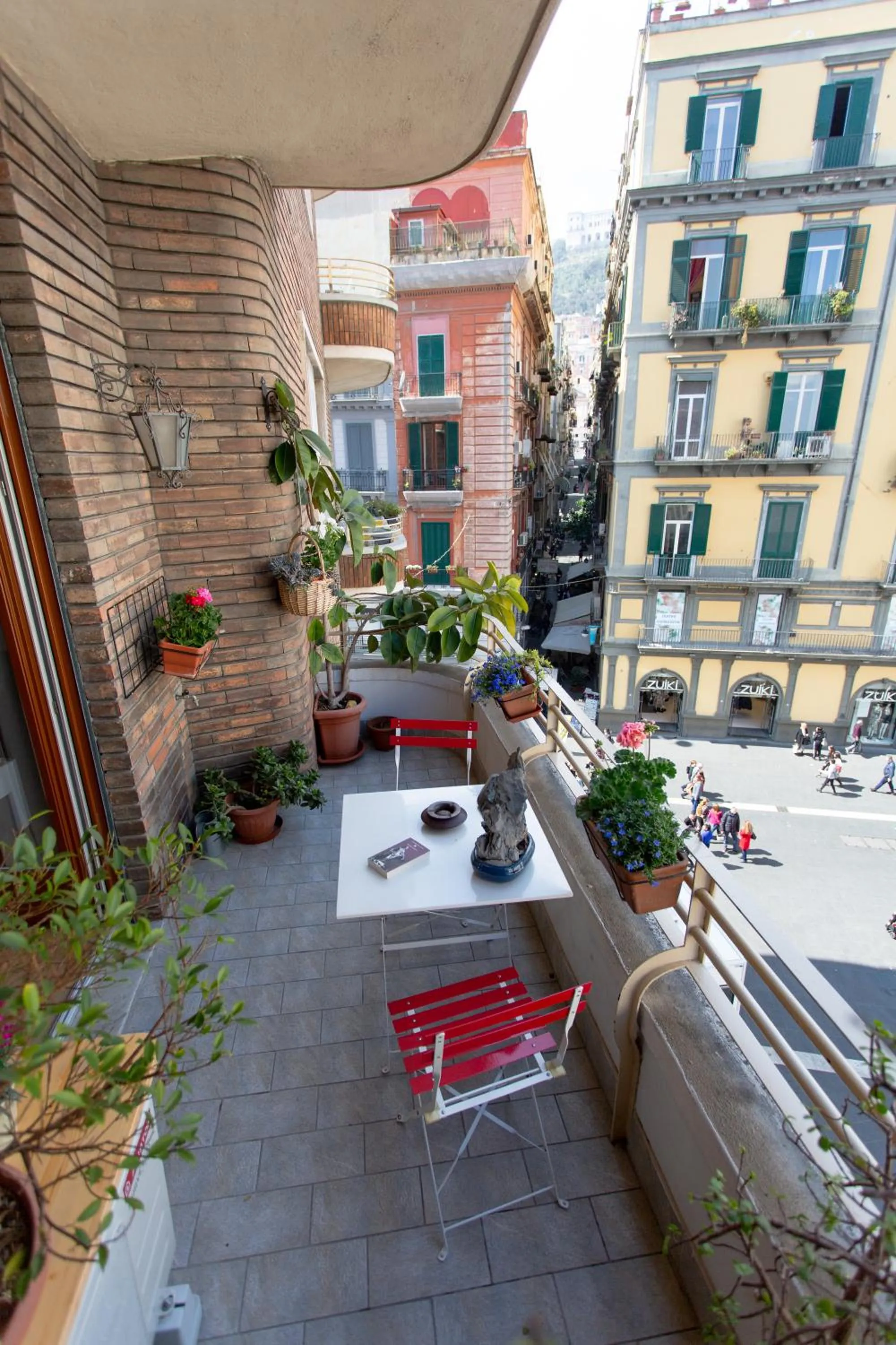 Balcony/Terrace in Napoli Bonita b&b