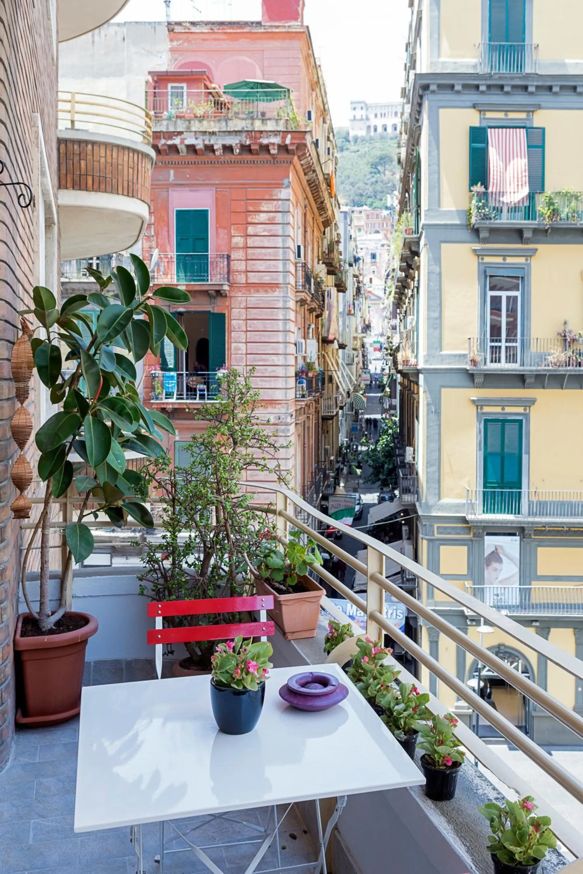 Balcony/Terrace in Napoli Bonita b&b