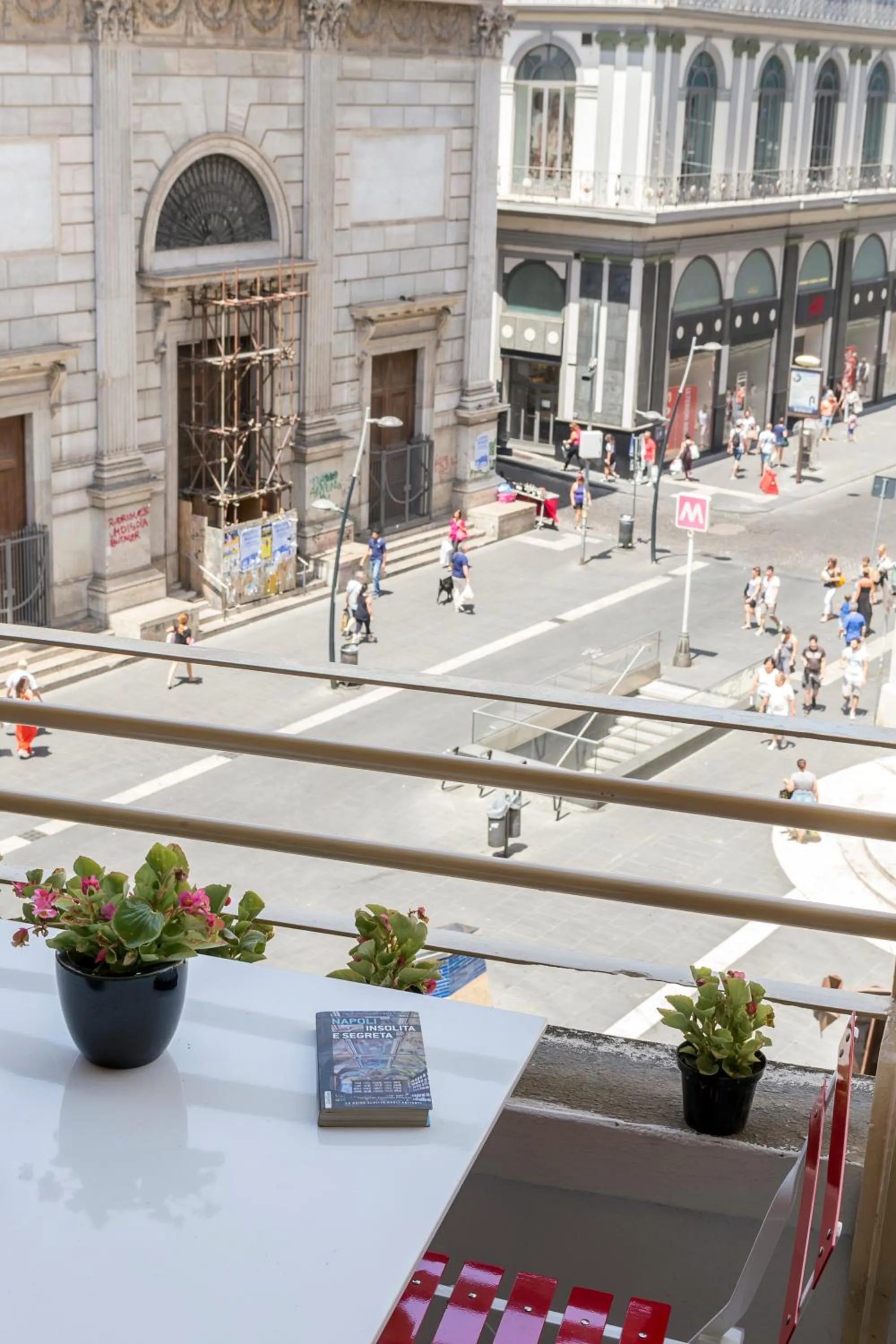 Balcony/Terrace in Napoli Bonita b&b