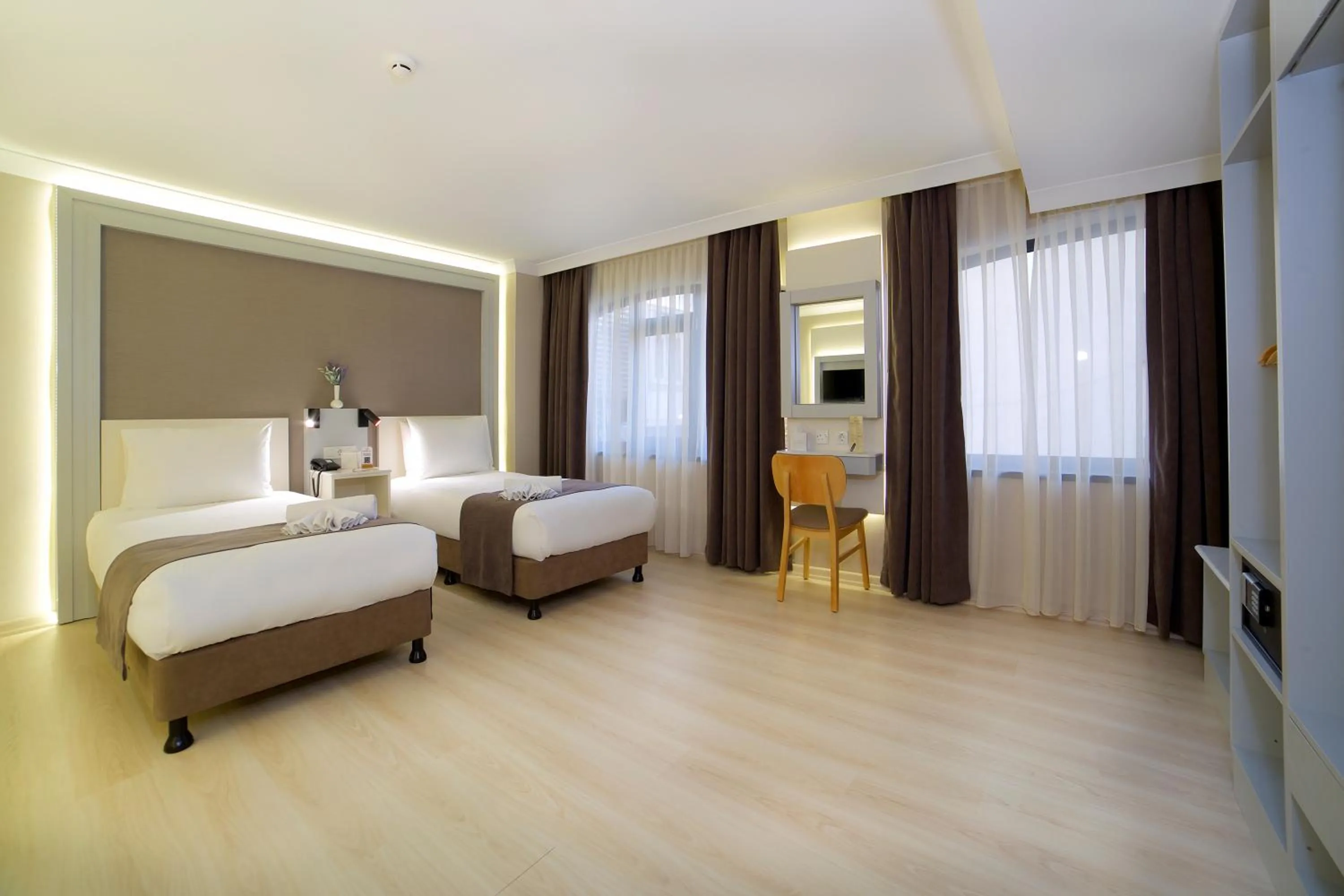 Photo of the whole room, Bed in Hotel Bulvar Palas