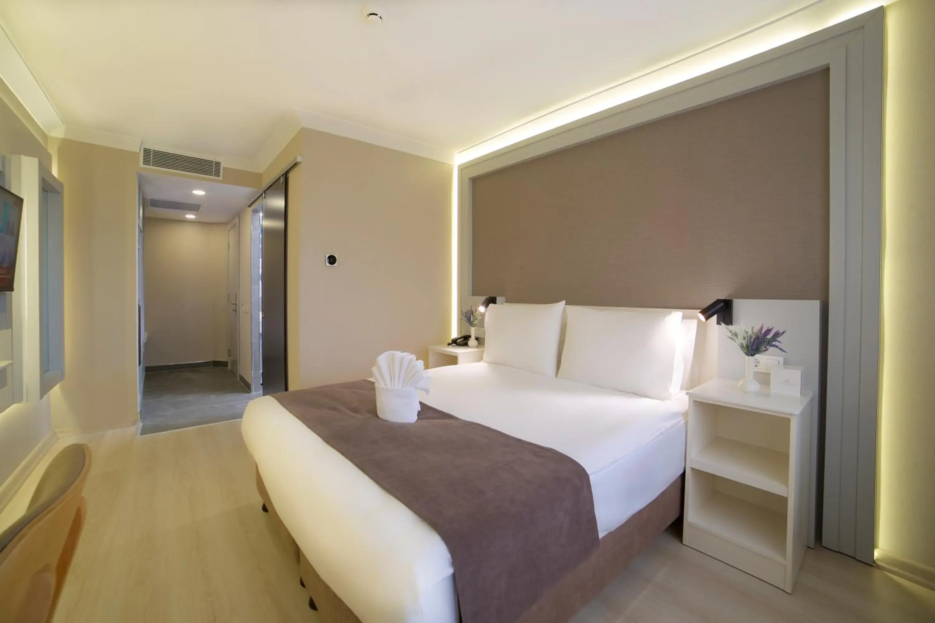 Bed in Hotel Bulvar Palas Bed in Hotel Bulvar Palas