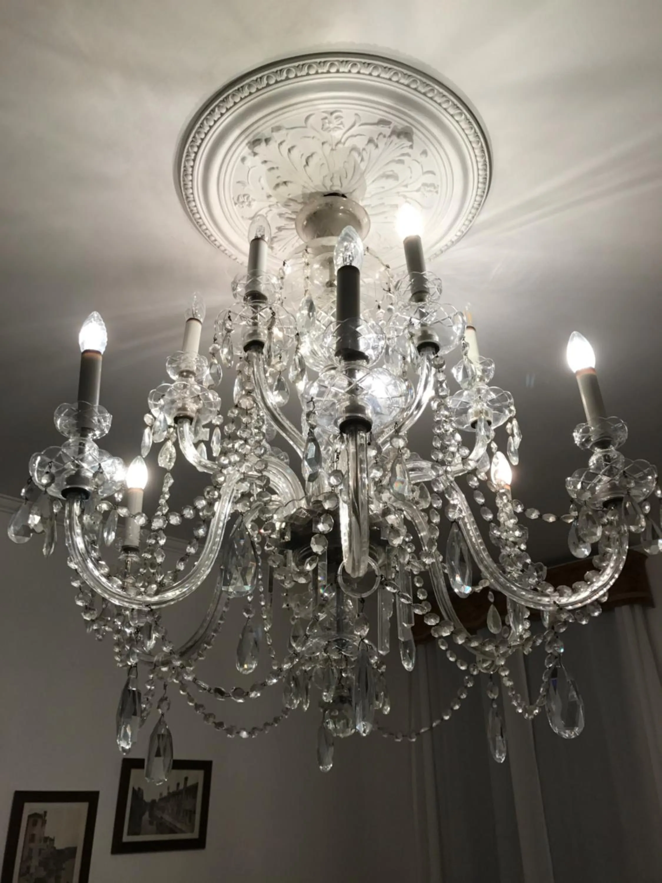 Decorative detail in Le Due Corone Bed & Breakfast