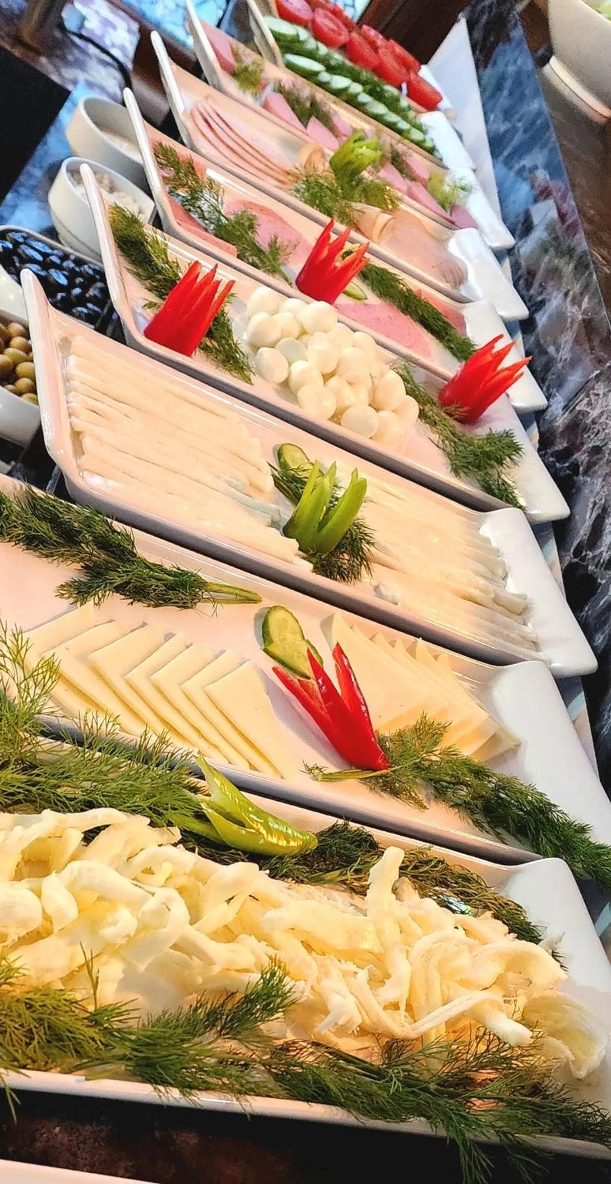 Breakfast in Oceans 7 Hotel