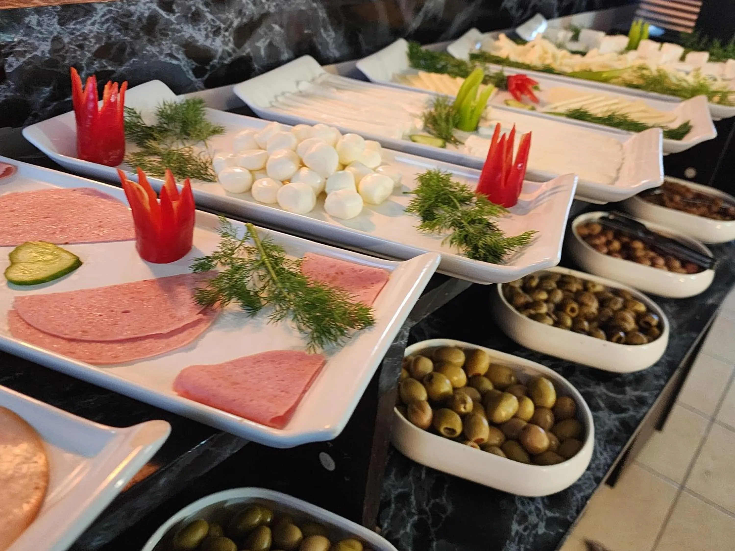 Breakfast in Oceans 7 Hotel