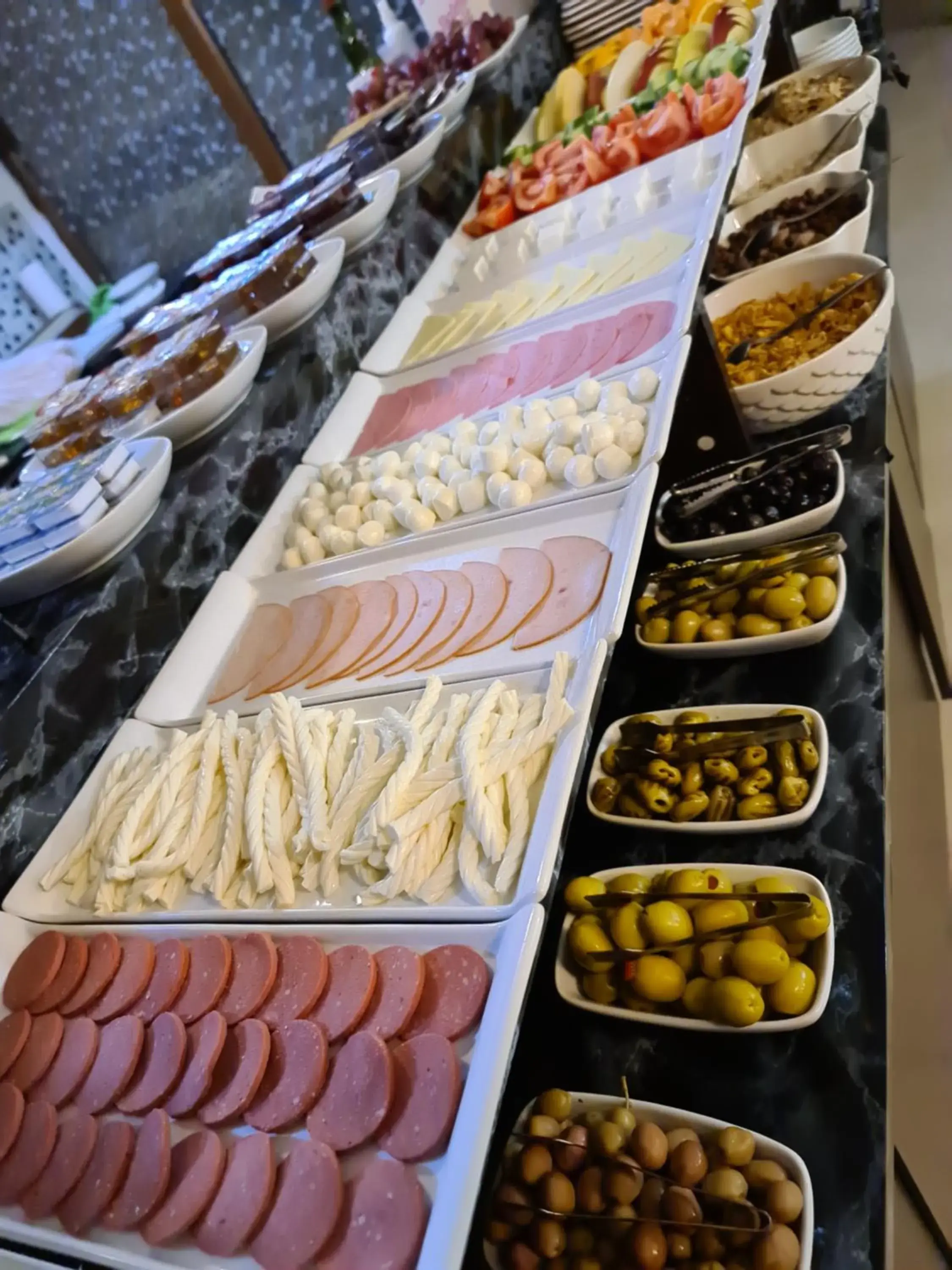 Buffet breakfast in Oceans 7 Hotel Buffet breakfast in Oceans 7 Hotel