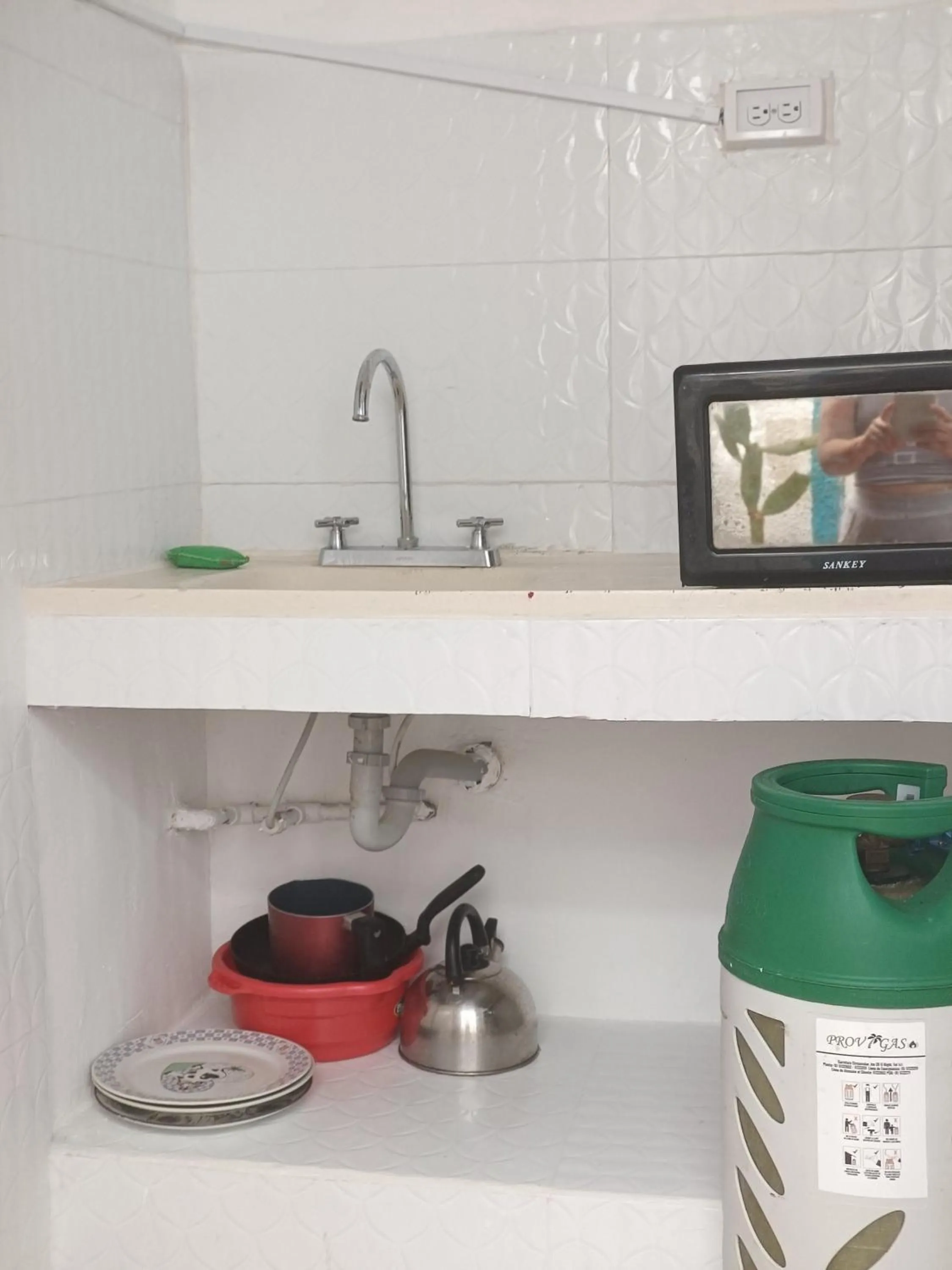 Kitchen or kitchenette in Posada Miss Joyce House