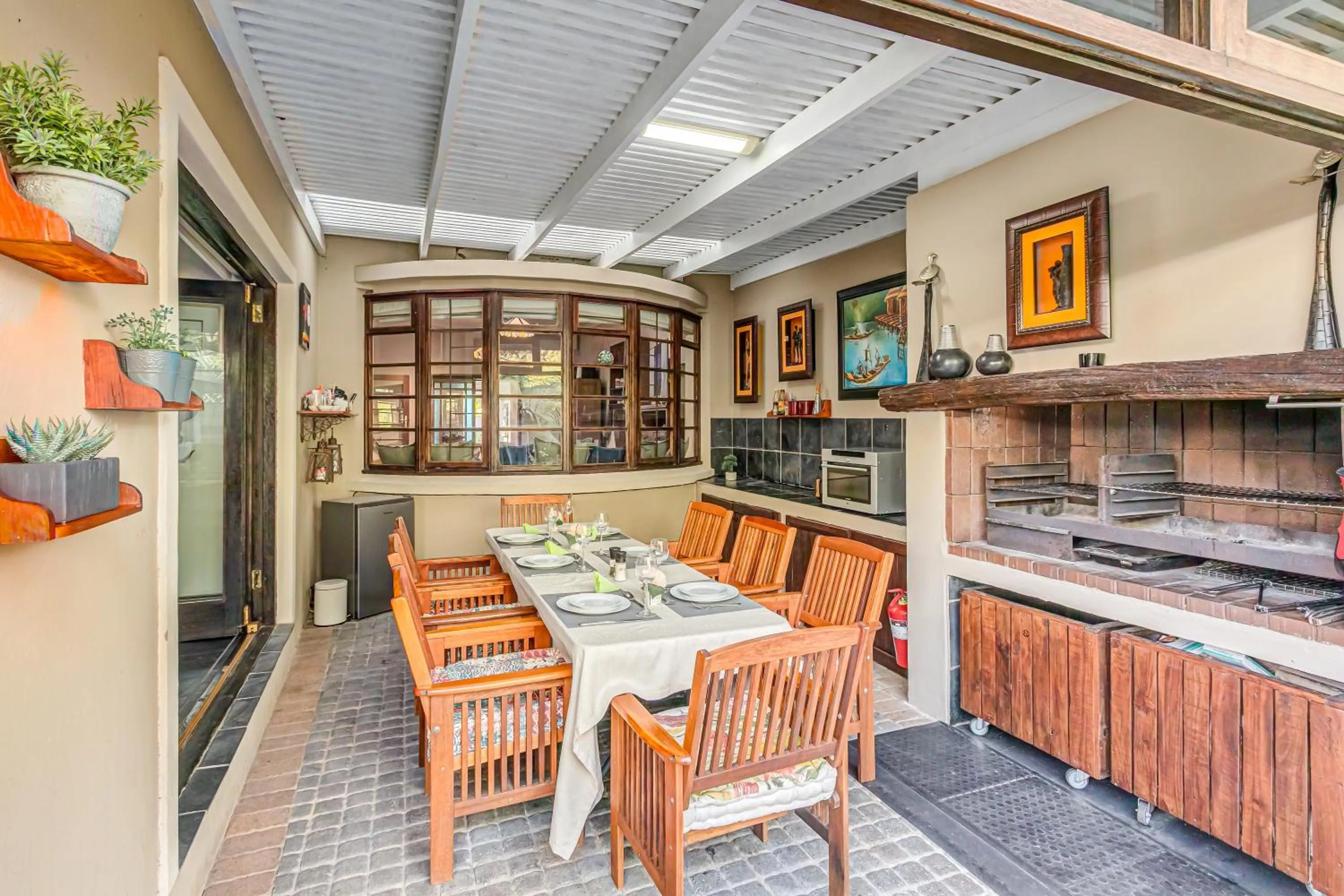 BBQ facilities in Caledon 23 Guest House