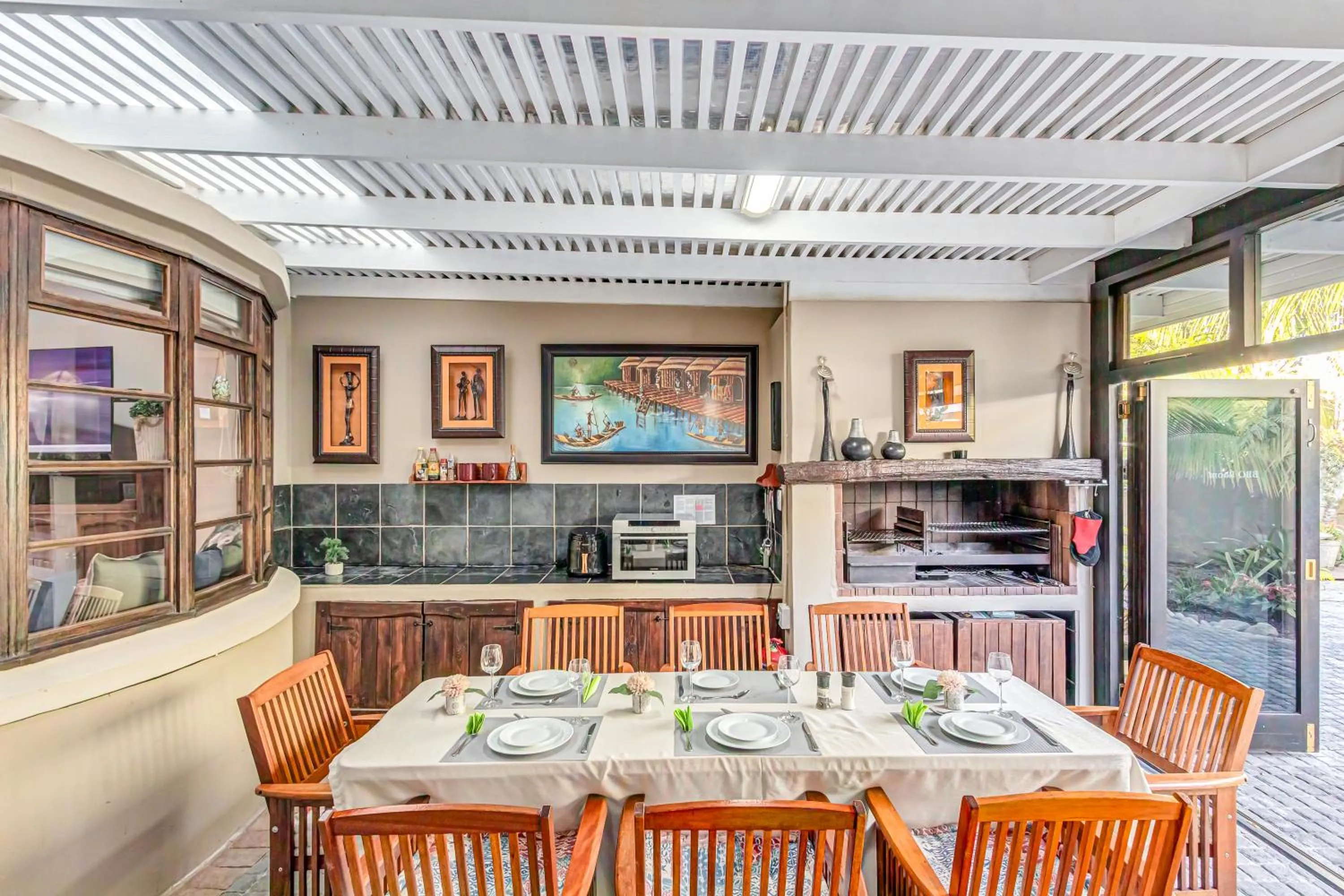 BBQ facilities in Caledon 23 Guest House