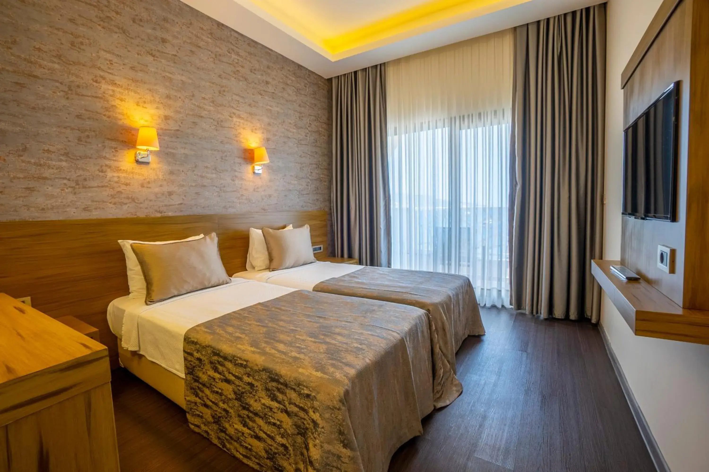 Standard Double or Twin Room with Sea View in Azka Hotel Standard Double or Twin Room with Sea View in Azka Hotel