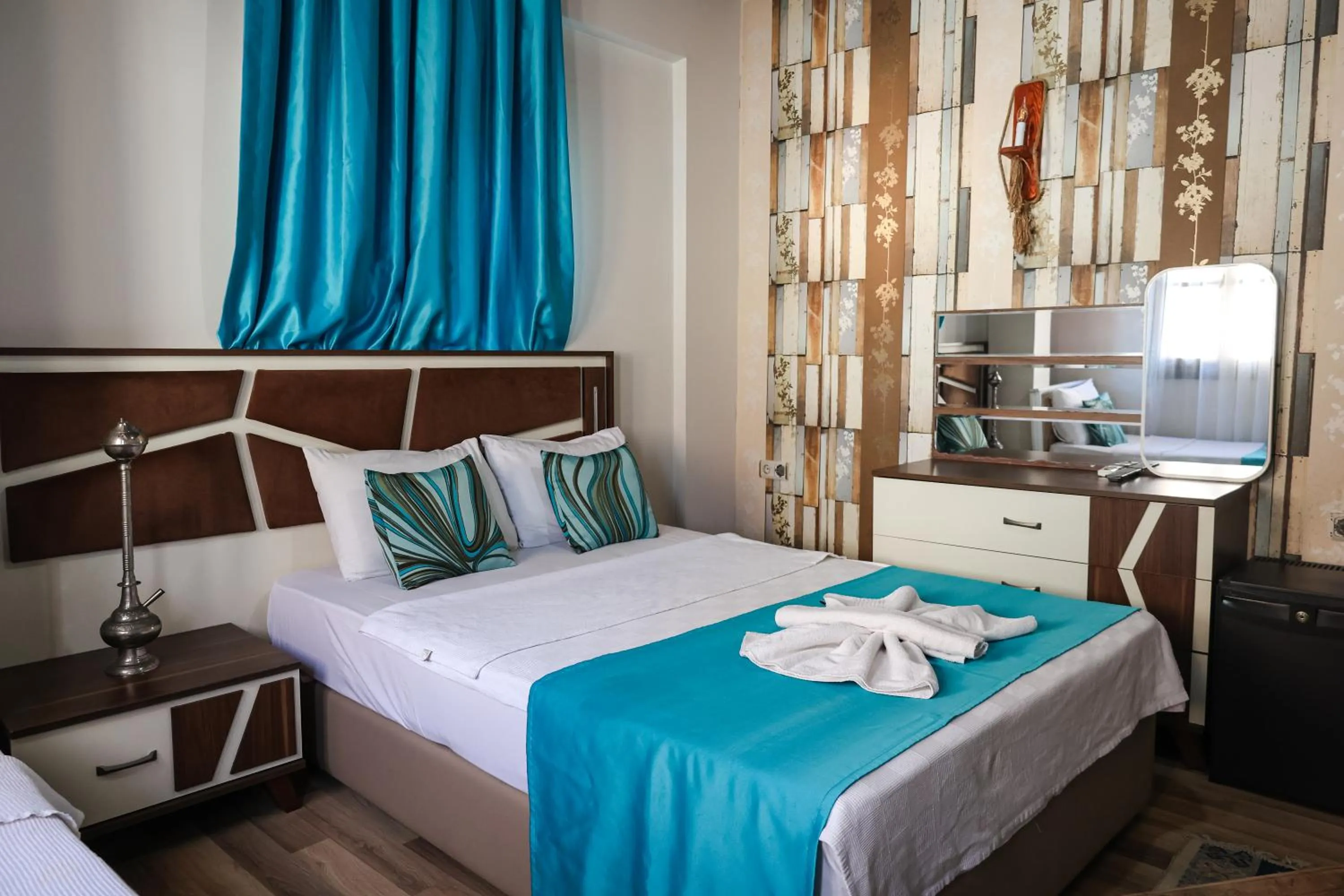 Bed in Grand Erken Hotel