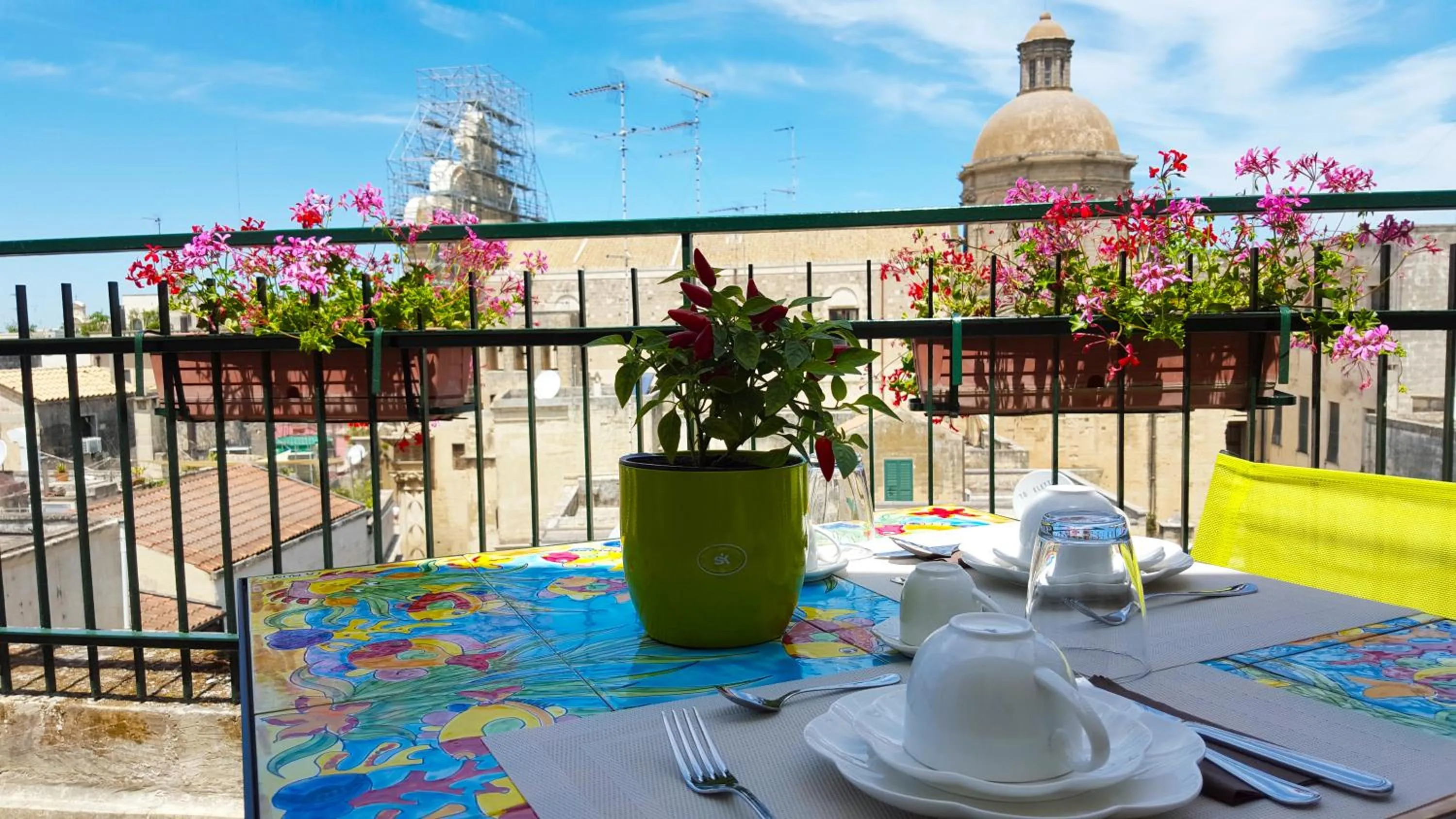Balcony/Terrace in Attico Barocco