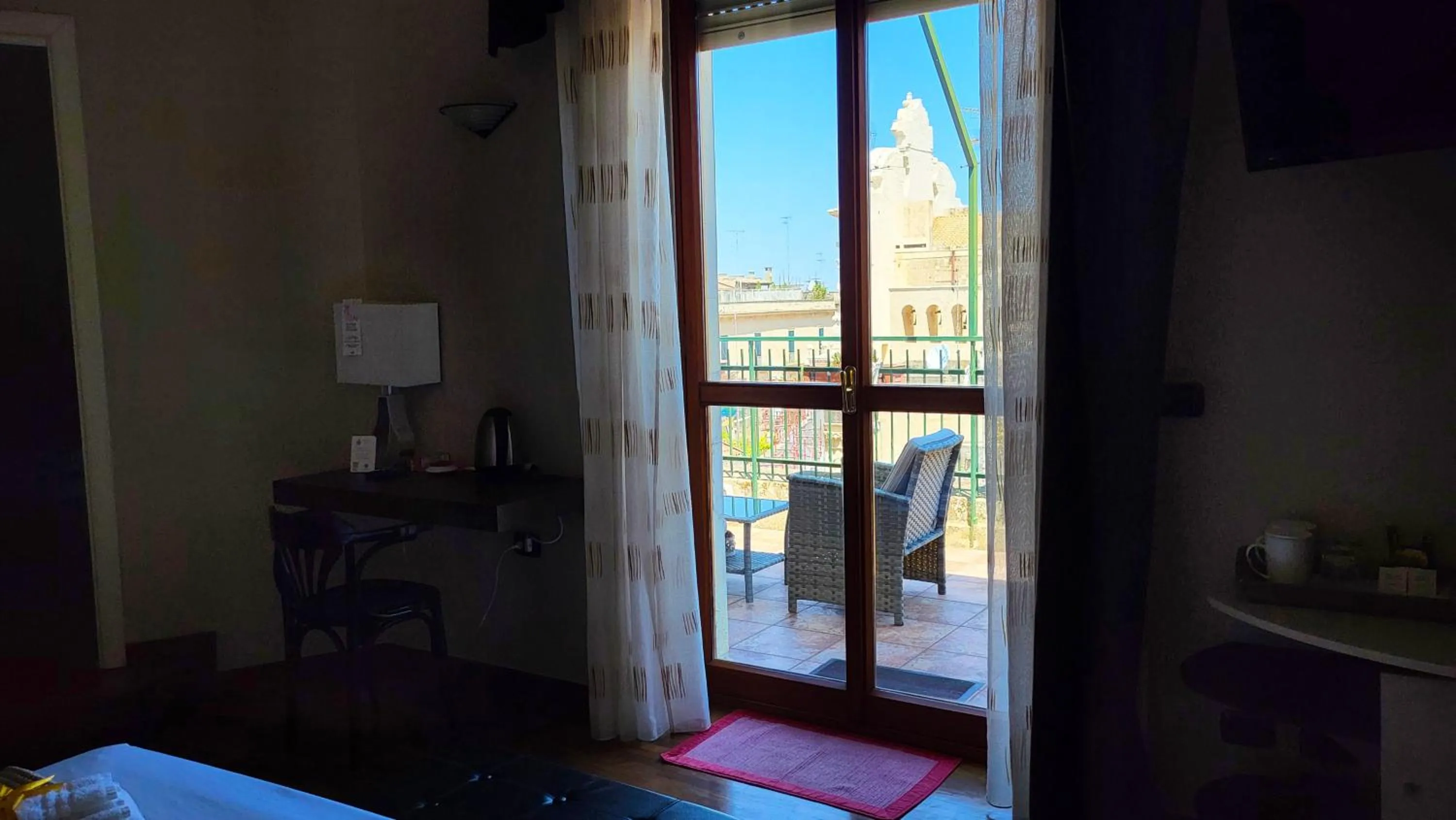 View (from property/room), Bed in Attico Barocco