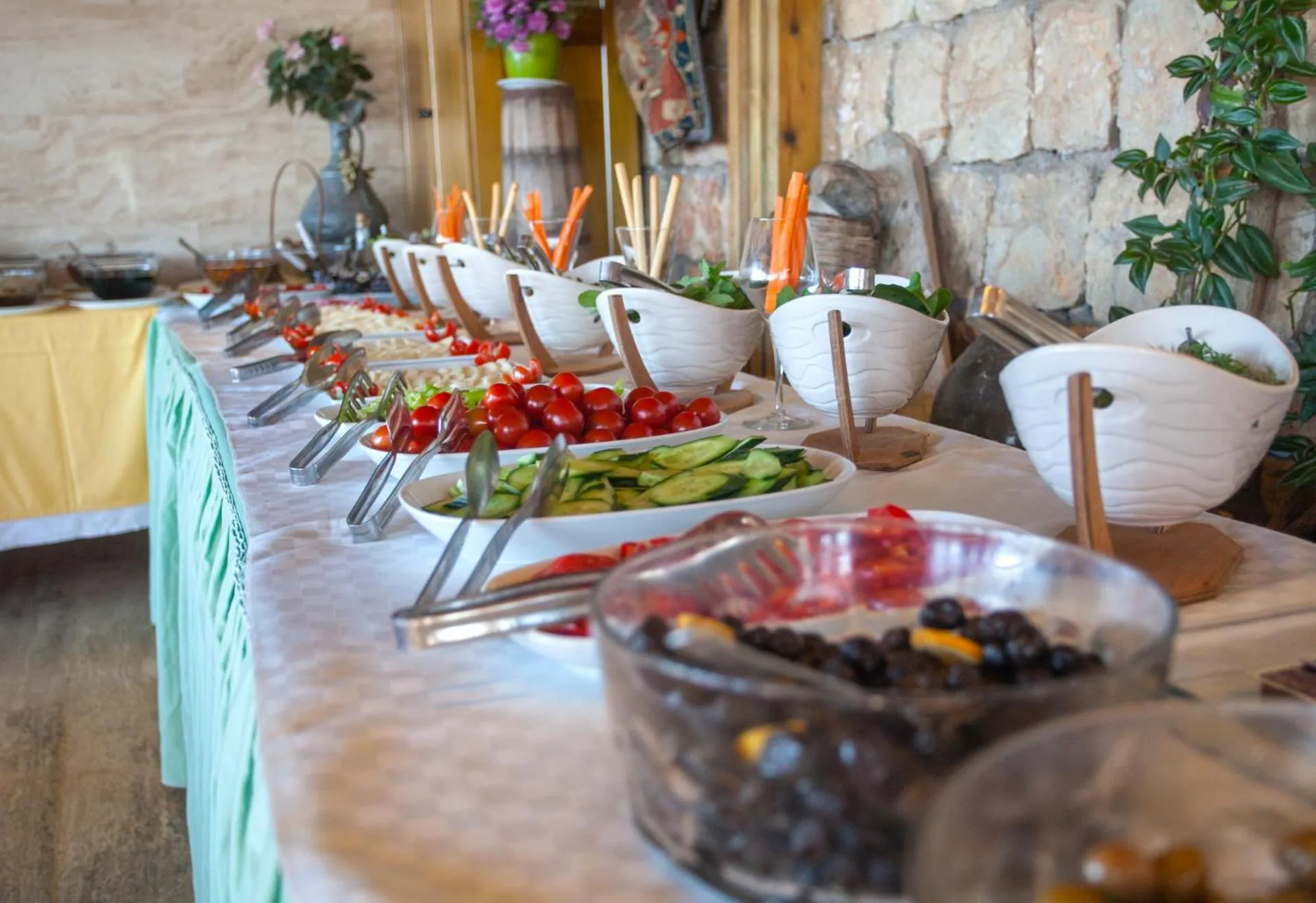 Food and drinks in Medusa Hotel