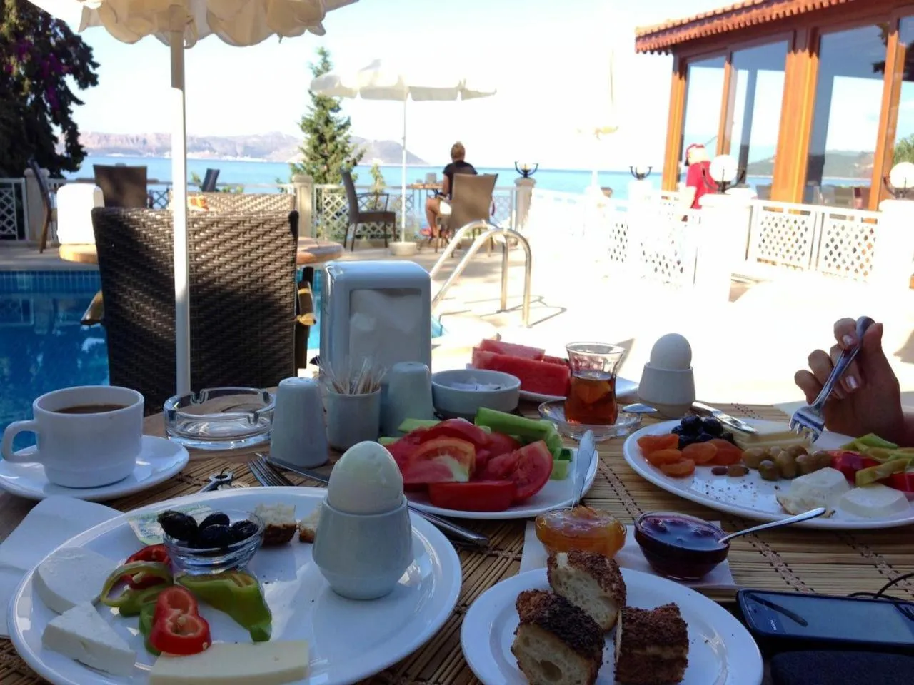 Food close-up in Medusa Hotel