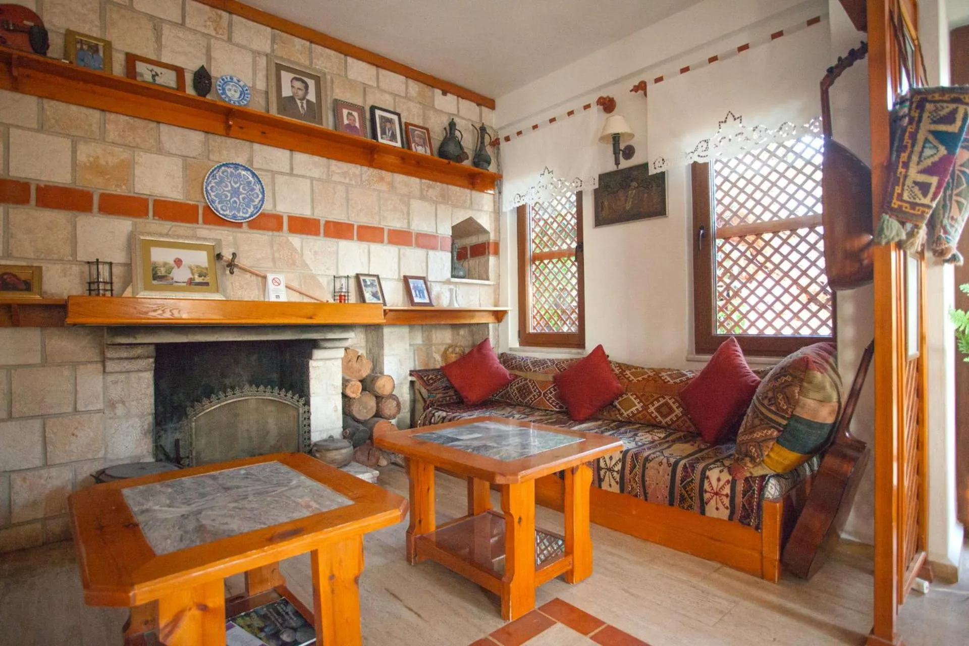 Seating area in Medusa Hotel