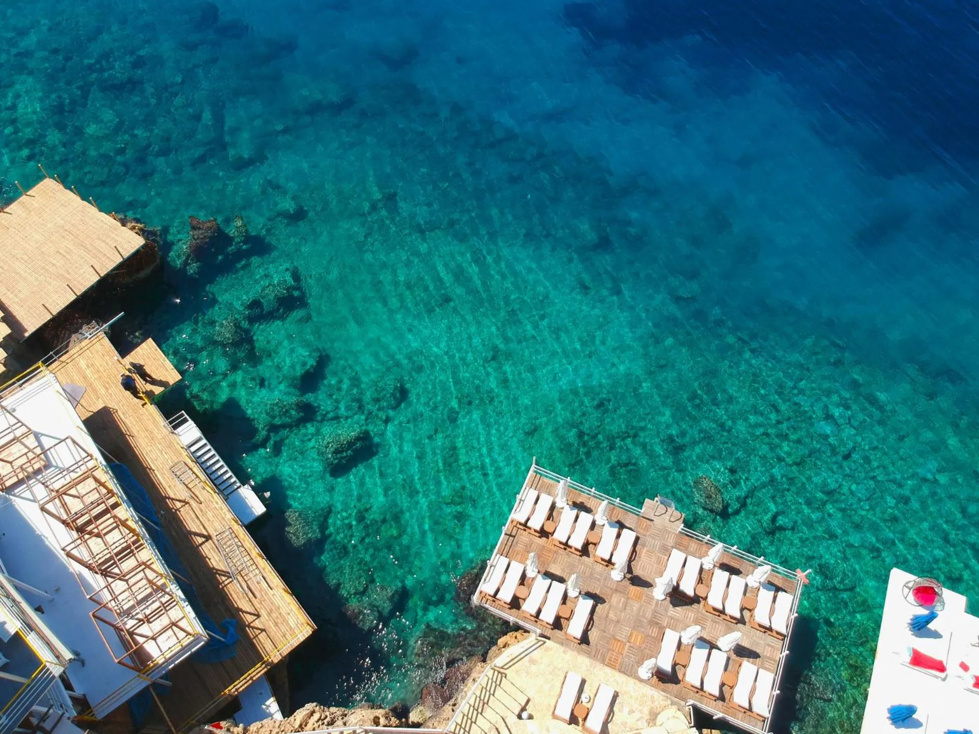 Bird's eye view in Medusa Hotel