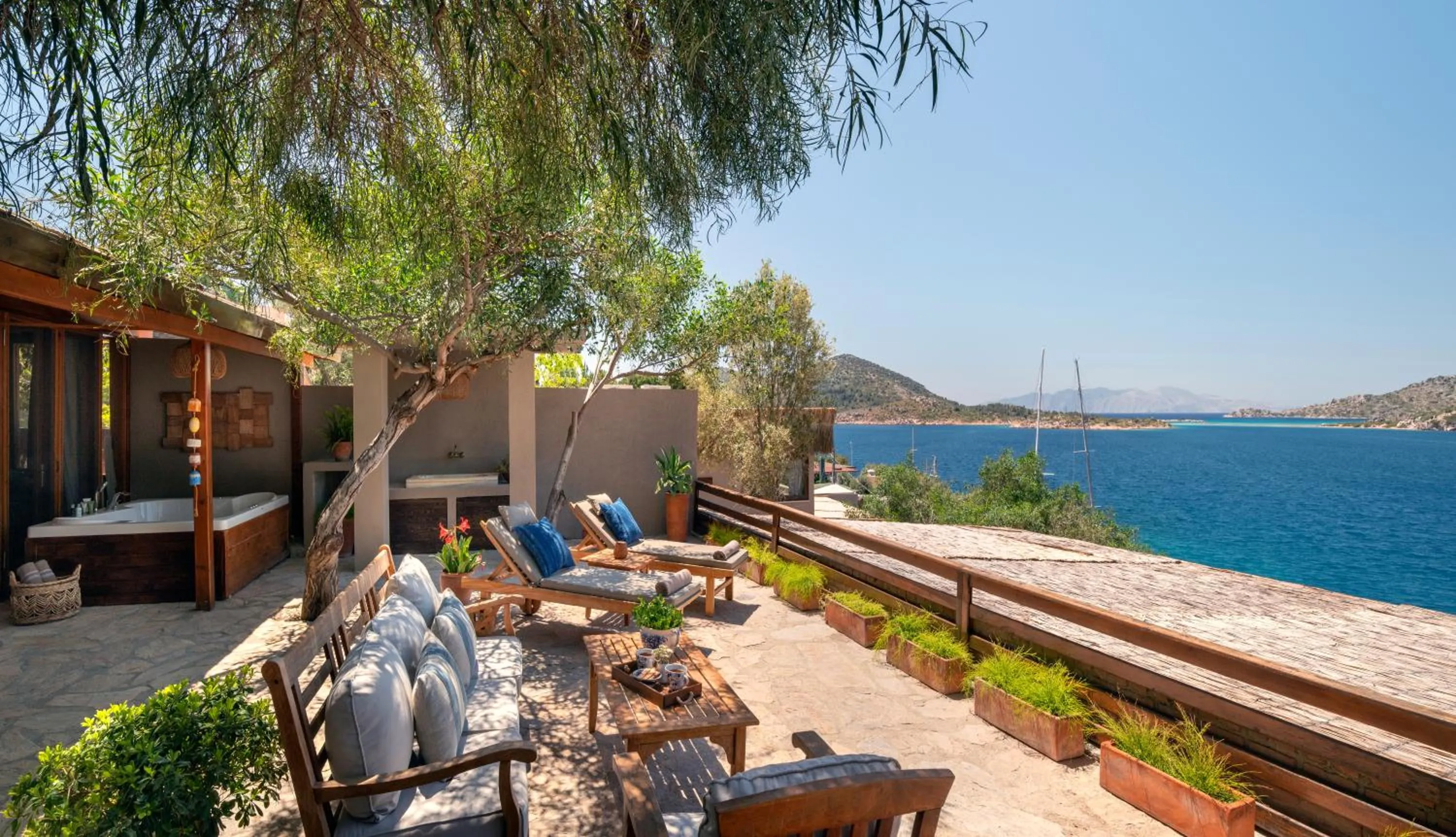 Balcony/Terrace in Karia Bel - Adult Only +12