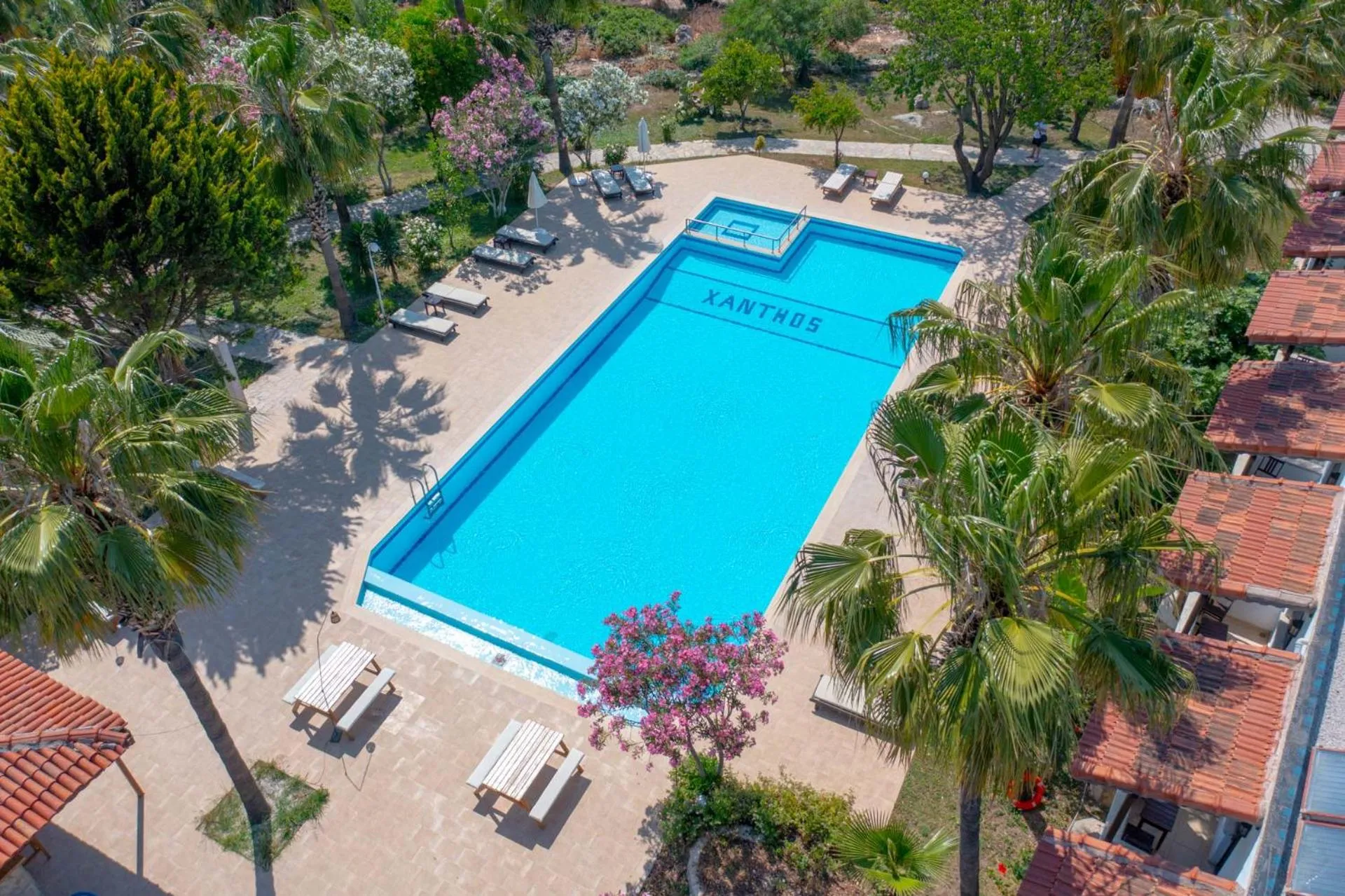 Pool view in Xanthos Boutique Hotel Patara
