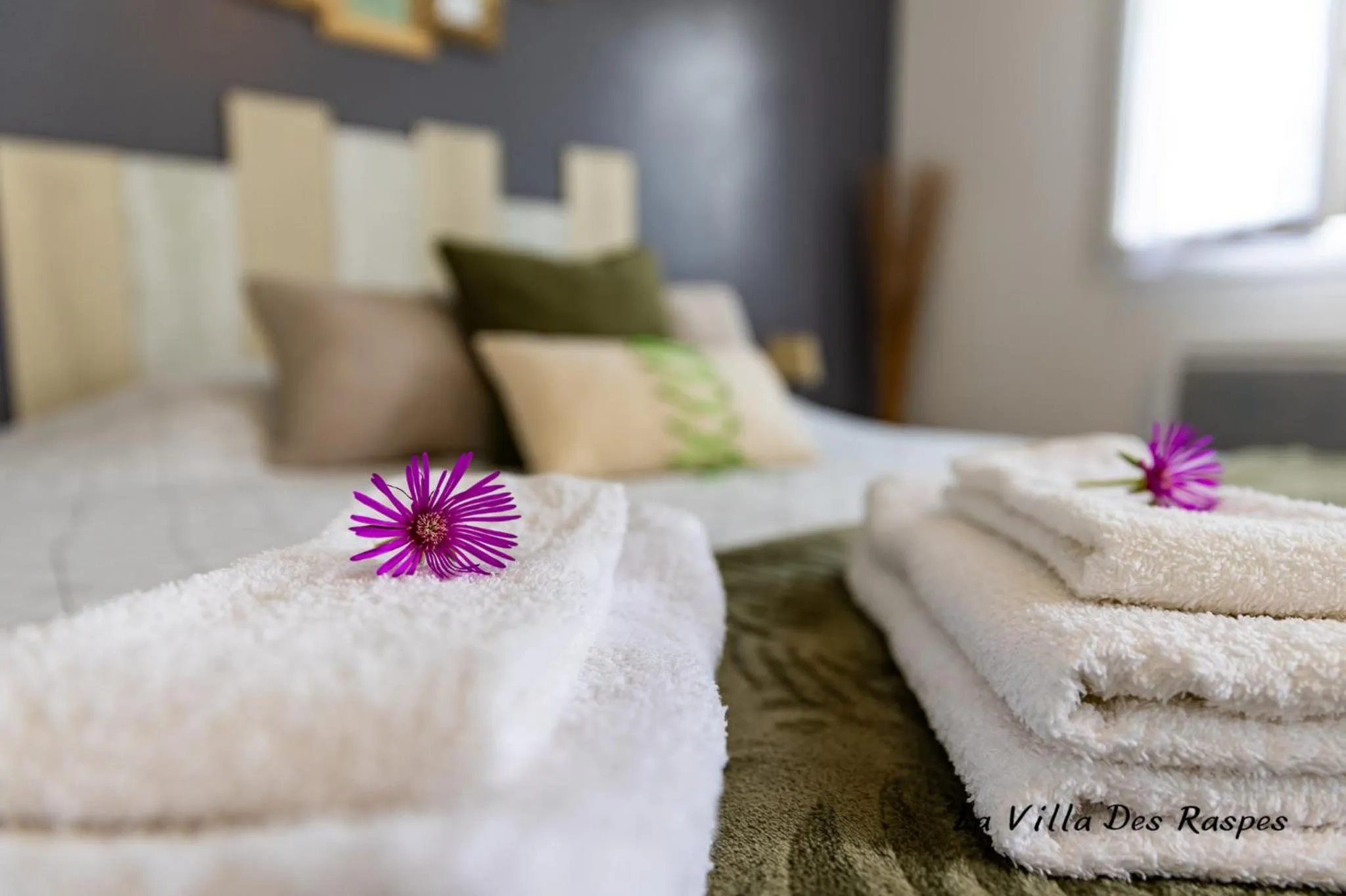 Bed in La Villa Des Raspes - Séjour Spa - Adult Only