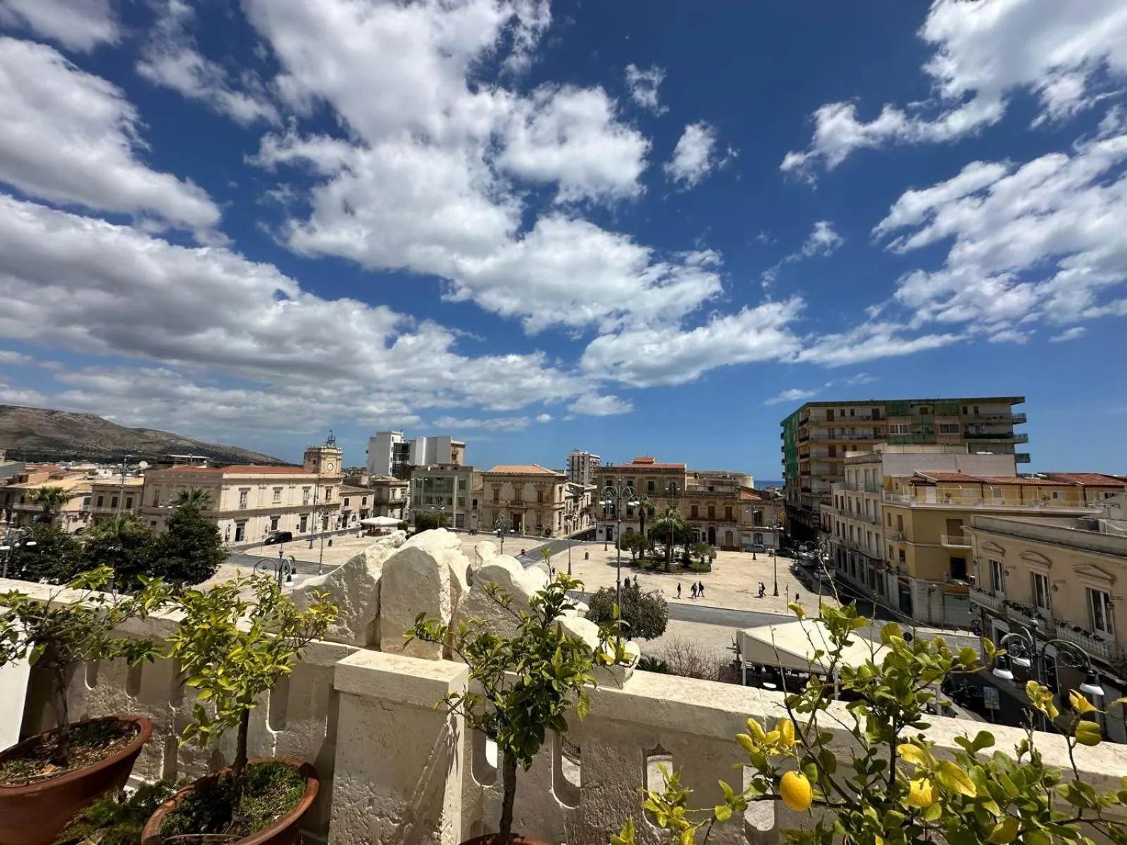 Balcony/Terrace in B&B Albergo Sicilia