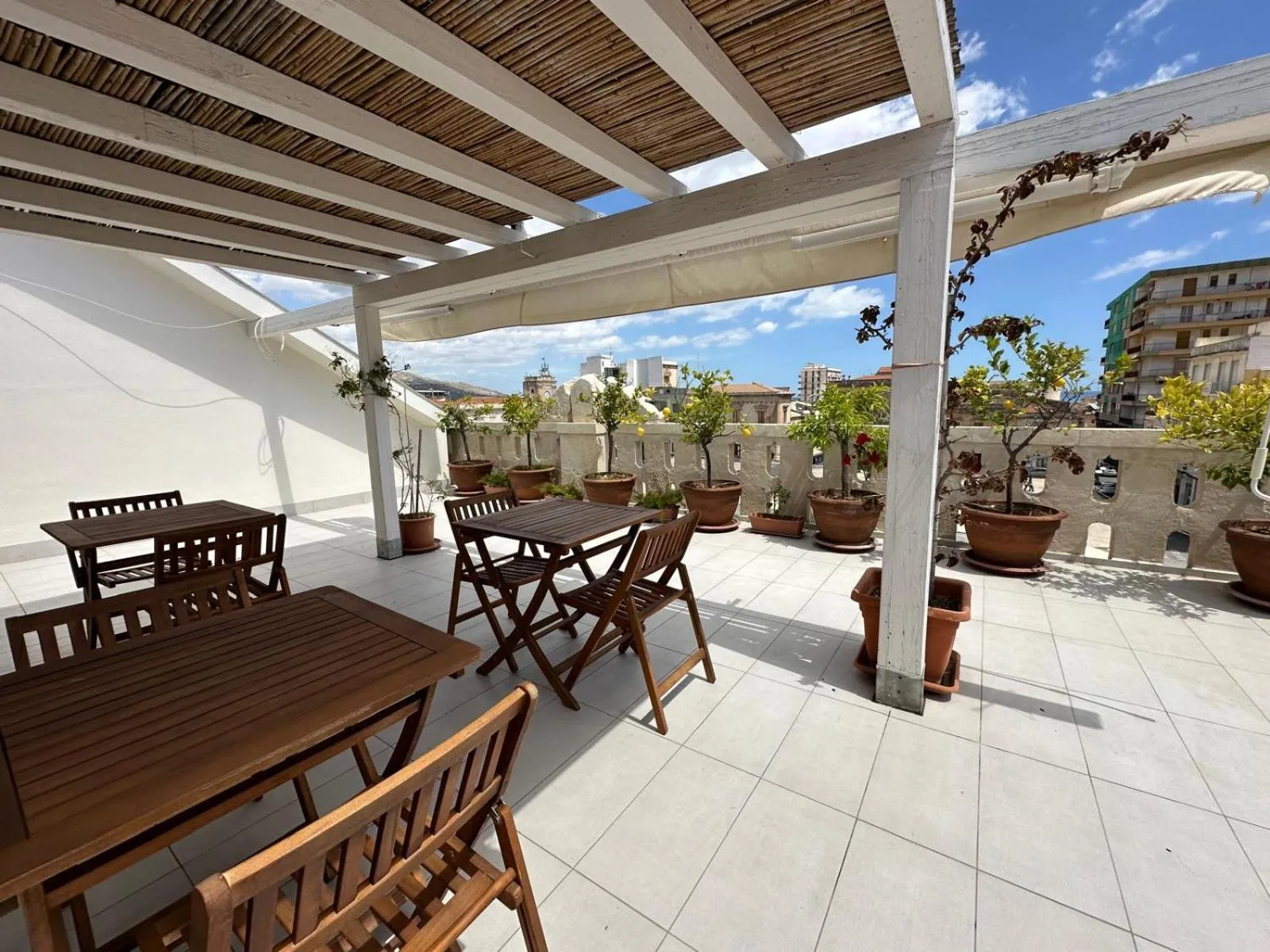 Balcony/Terrace in B&B Albergo Sicilia