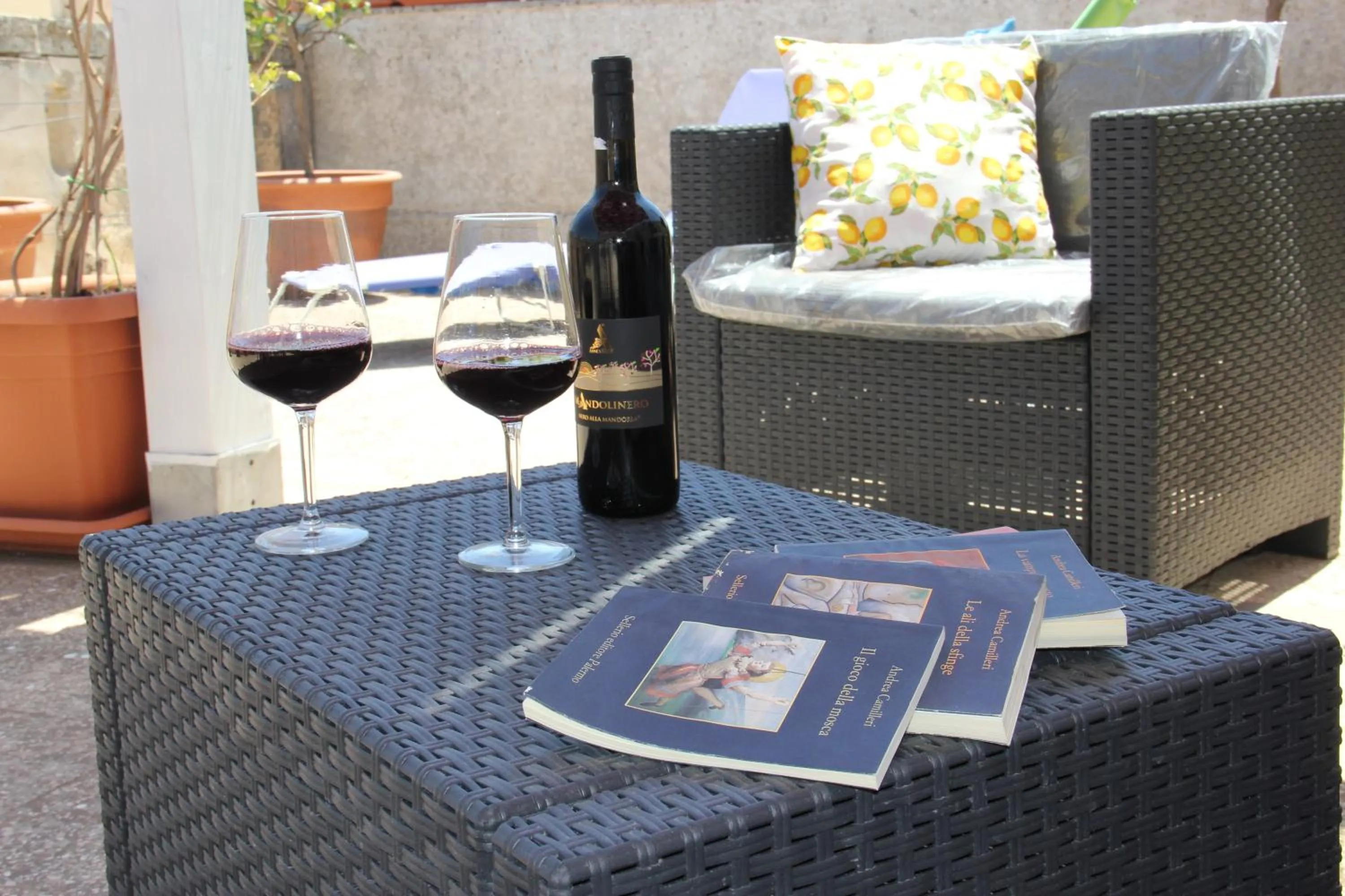Balcony/Terrace in B&B Albergo Sicilia