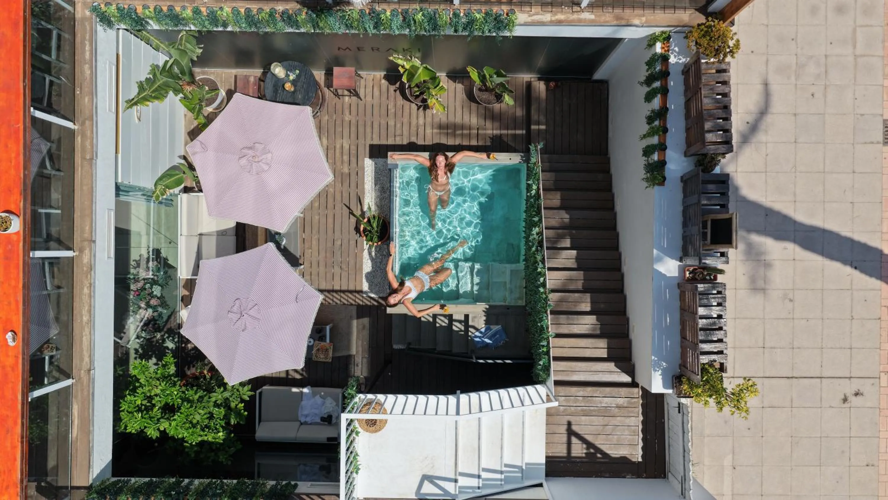 Patio in Meraki Beach Hotel - Only Adults