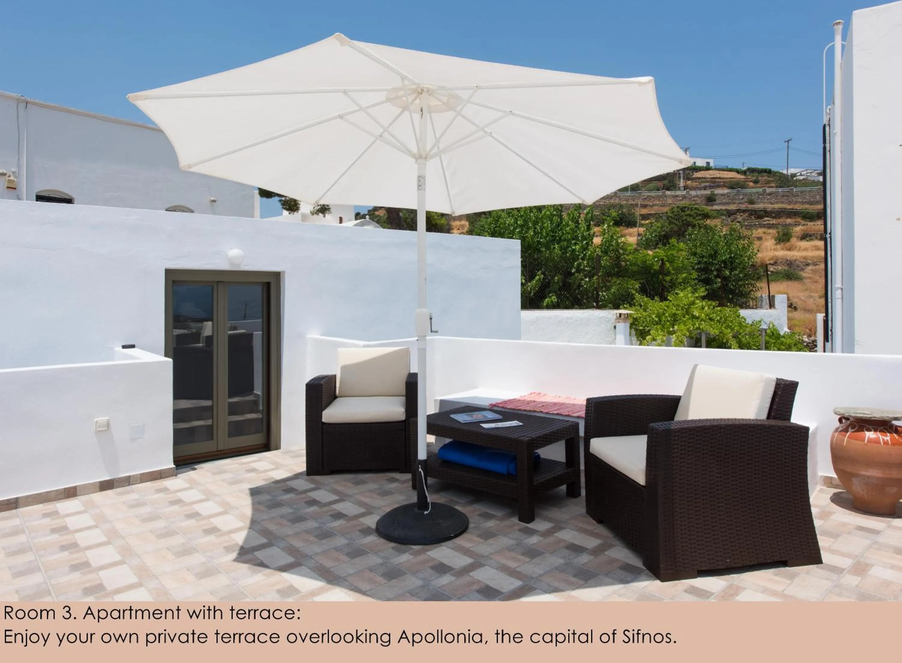 Balcony/Terrace in Pension Afroditi