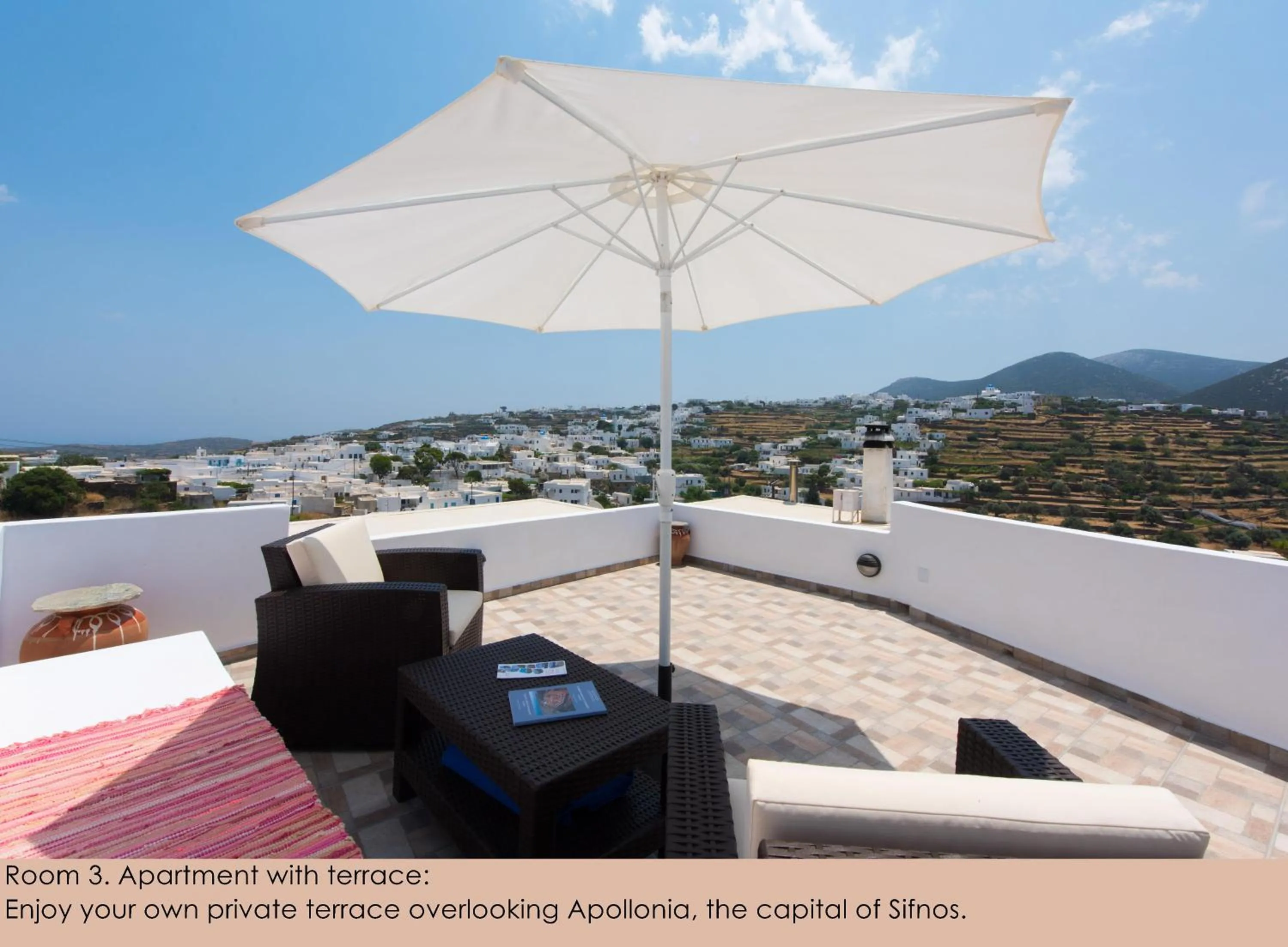 Balcony/Terrace in Pension Afroditi