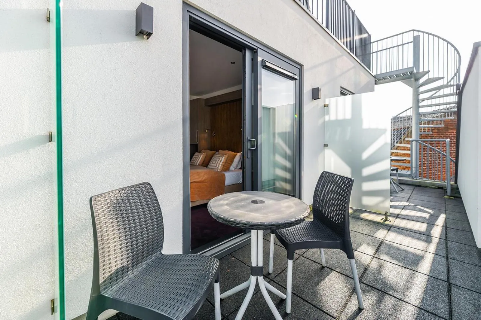 Balcony/Terrace in Hotel Bru