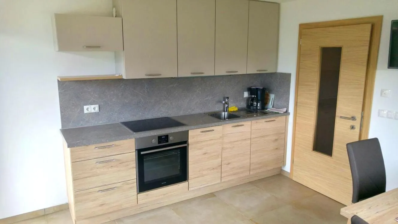 Kitchen or kitchenette in Agriturismo Gfaderhof