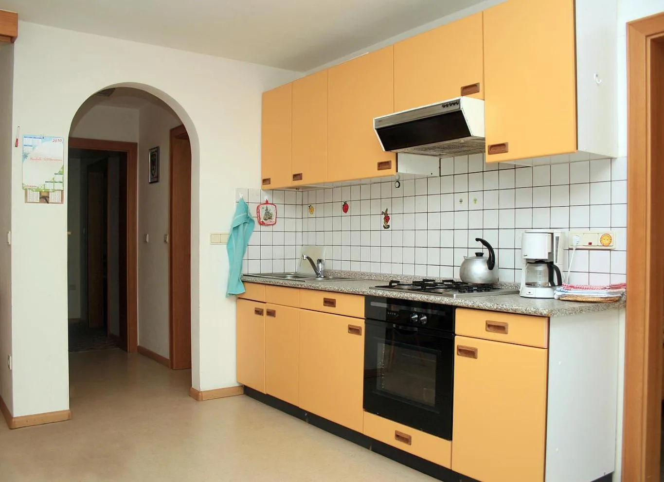 Kitchen or kitchenette in Agriturismo Gfaderhof