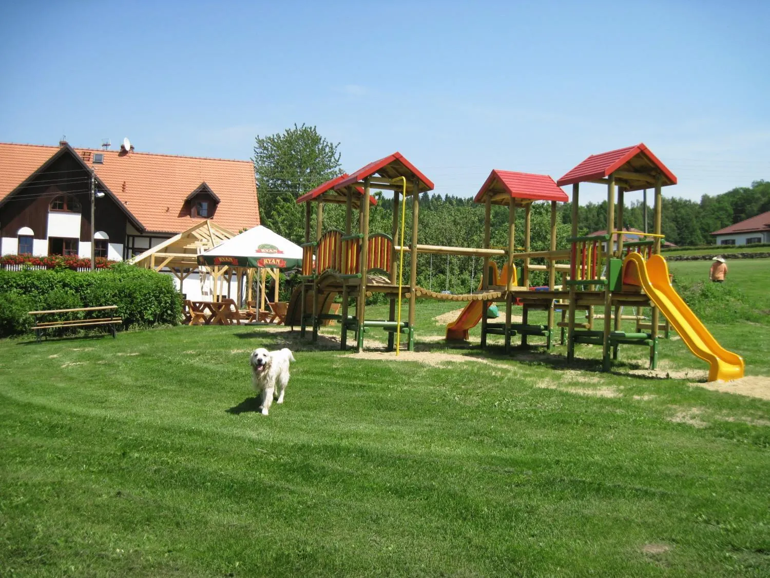Children play ground in Gościniec Nowa Wioska