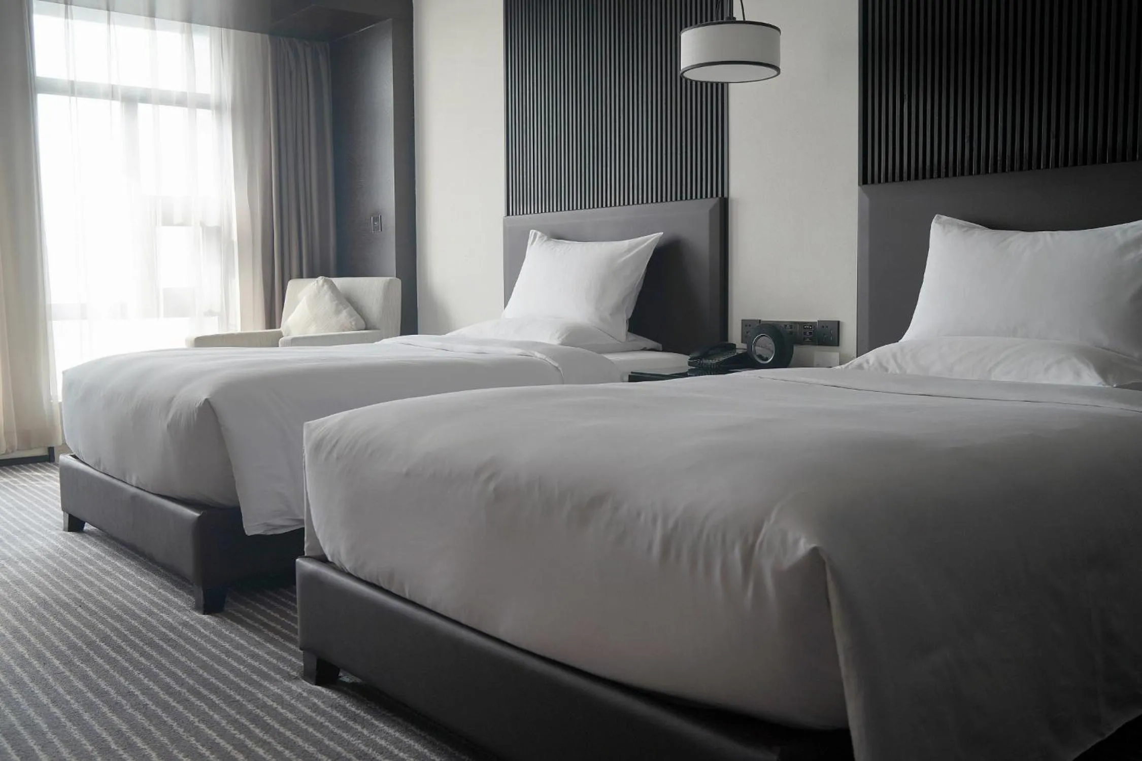 Photo of the whole room, Bed in Eastern House Xi'an