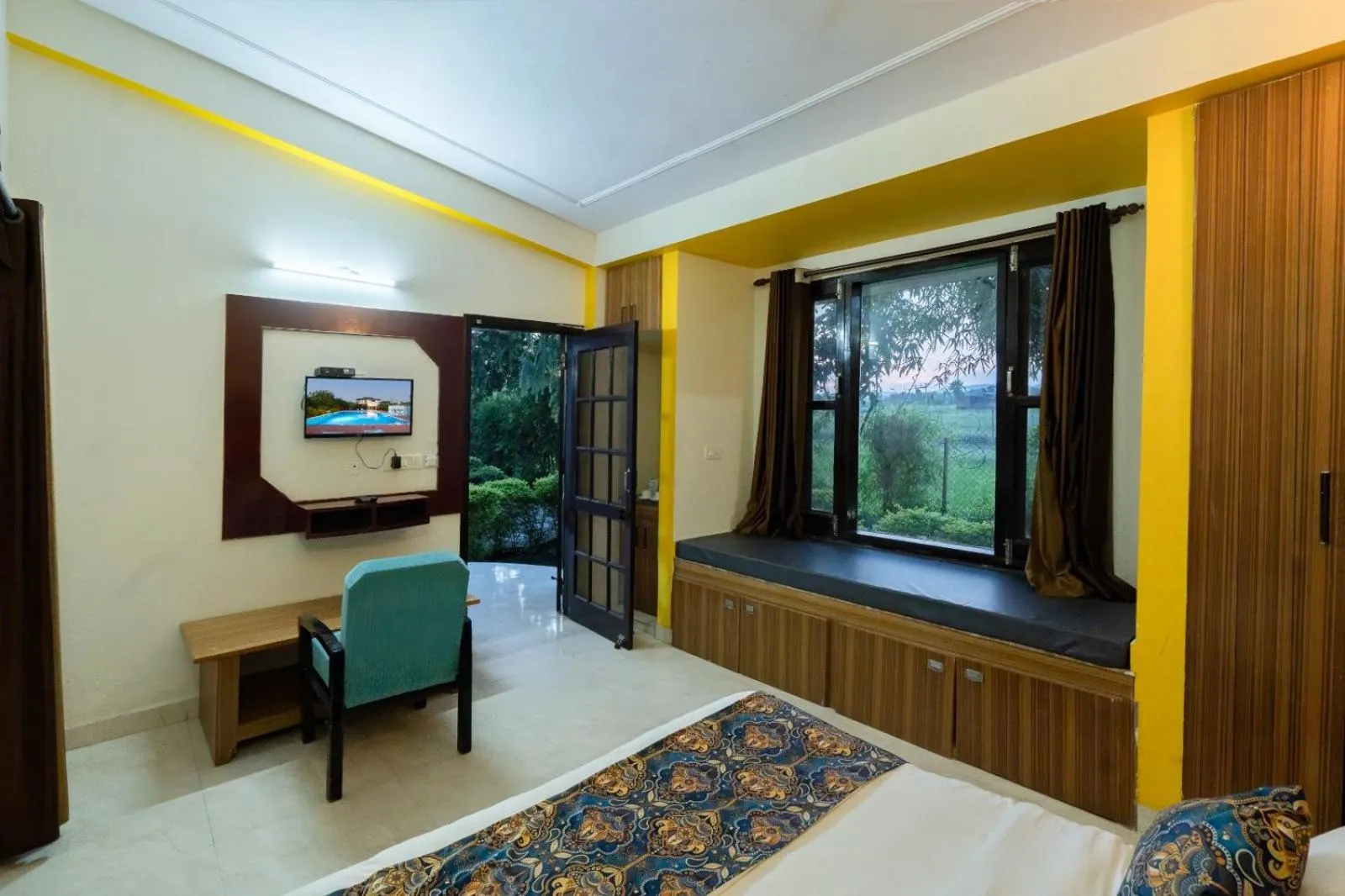 Bed in Corbett Treat Resort By Atya Hotels