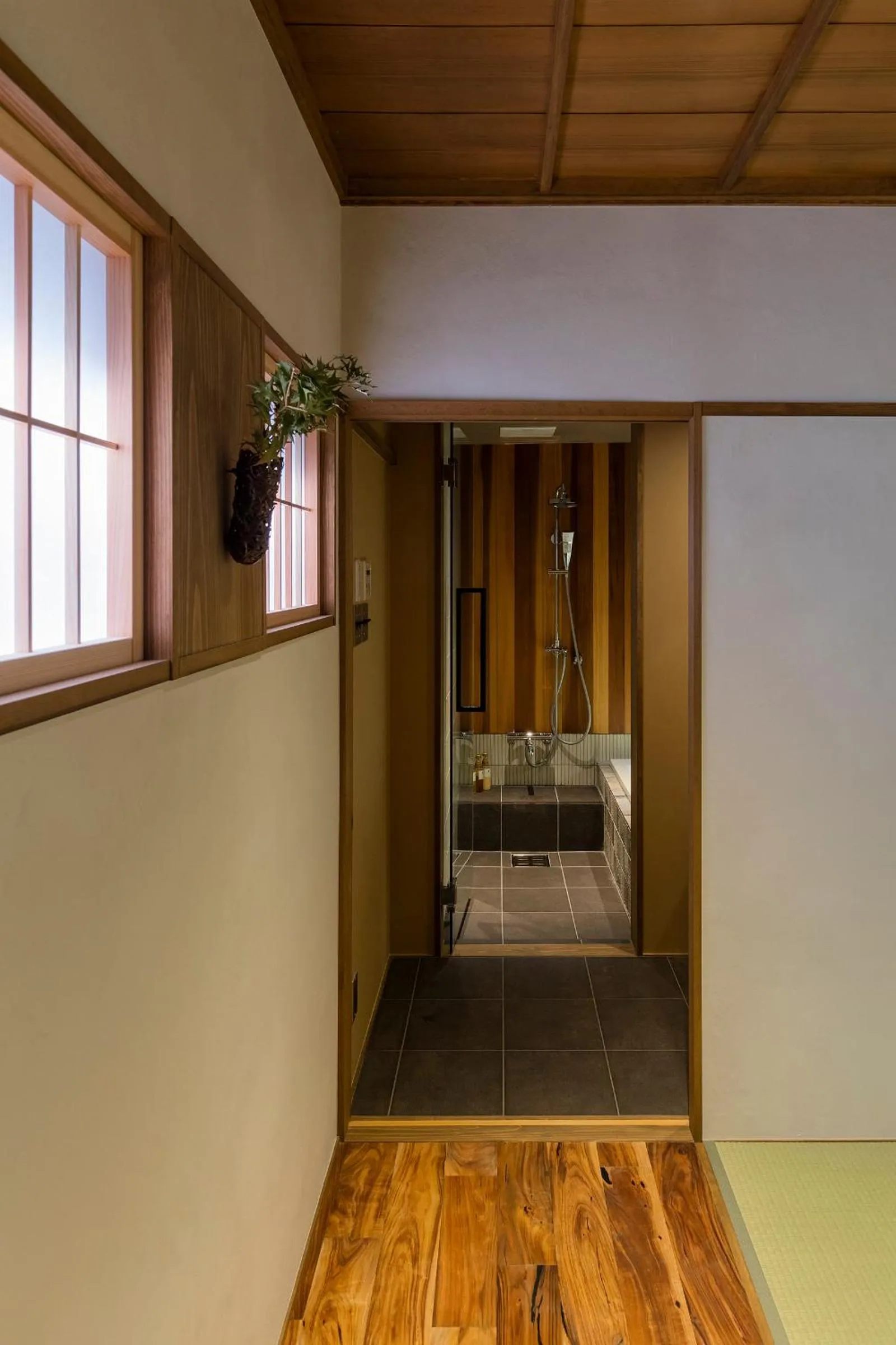 Bathroom, Bed in Natsume an Machiya House