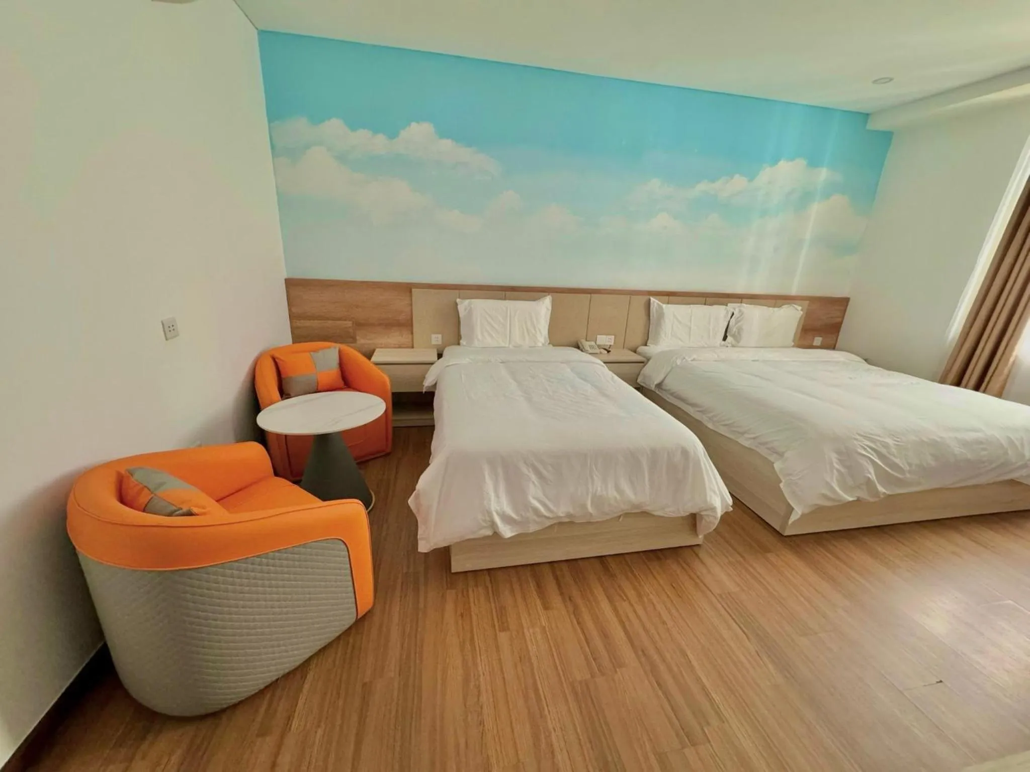 Bed in Golden Sea 3 Hotel