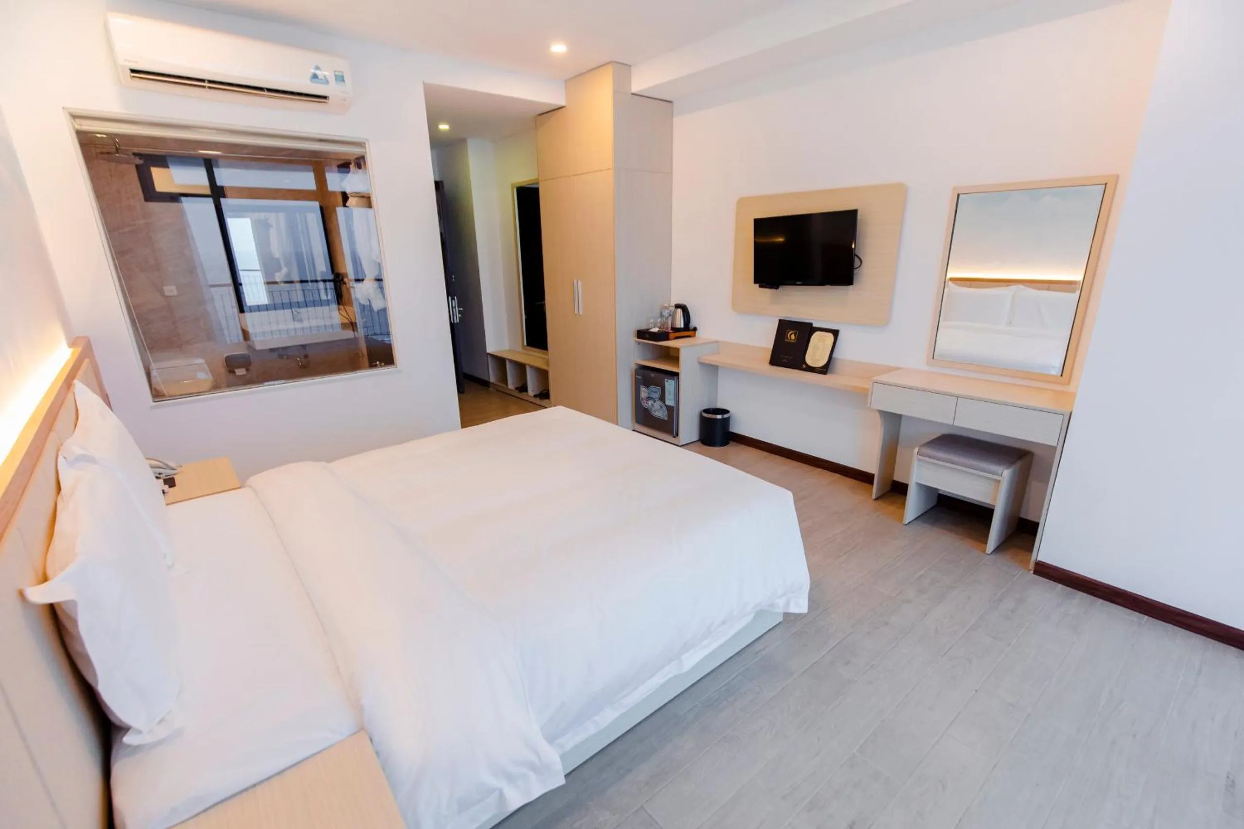 Bed in Golden Sea 3 Hotel