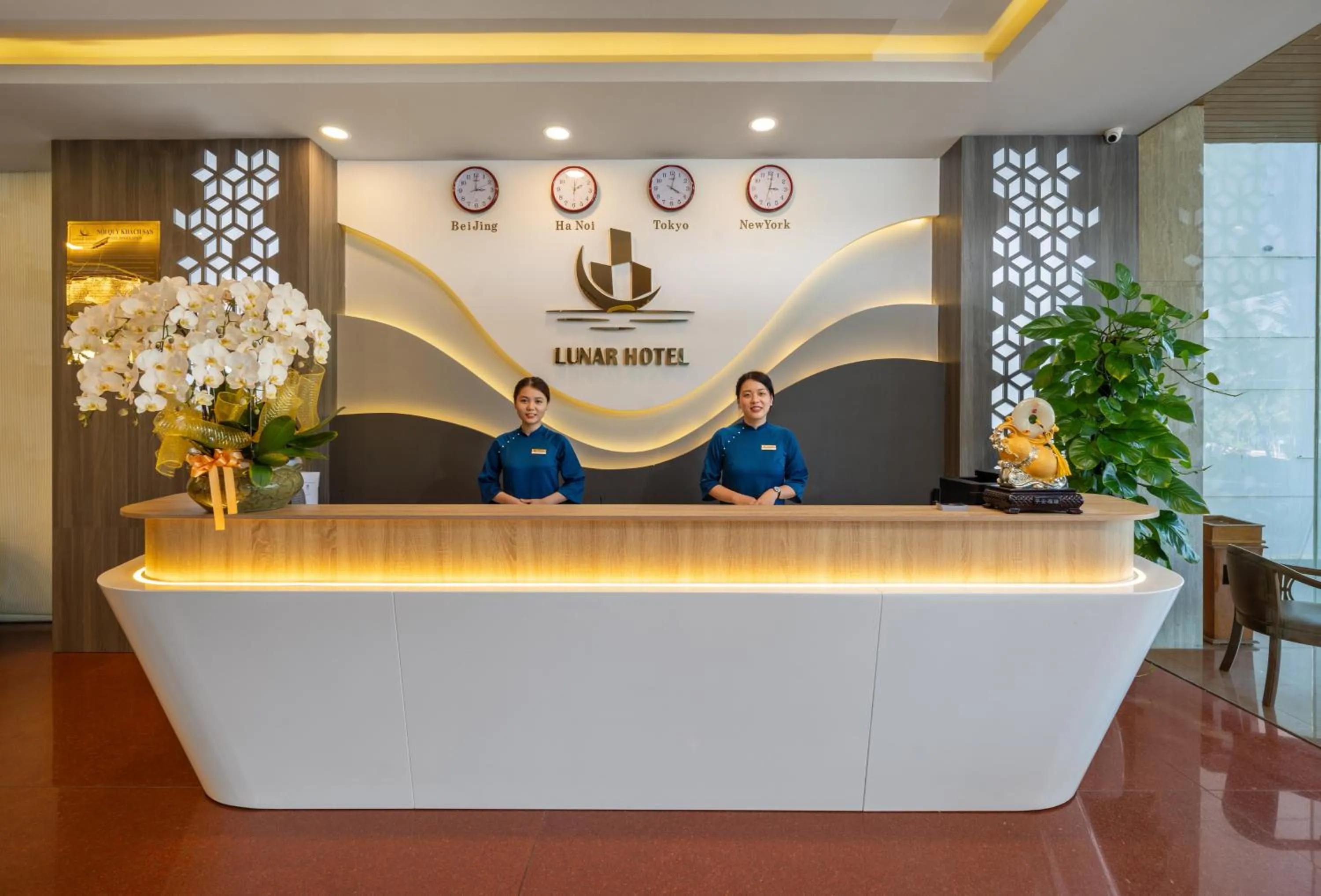 Lobby or reception in Lunar Hotel Danang