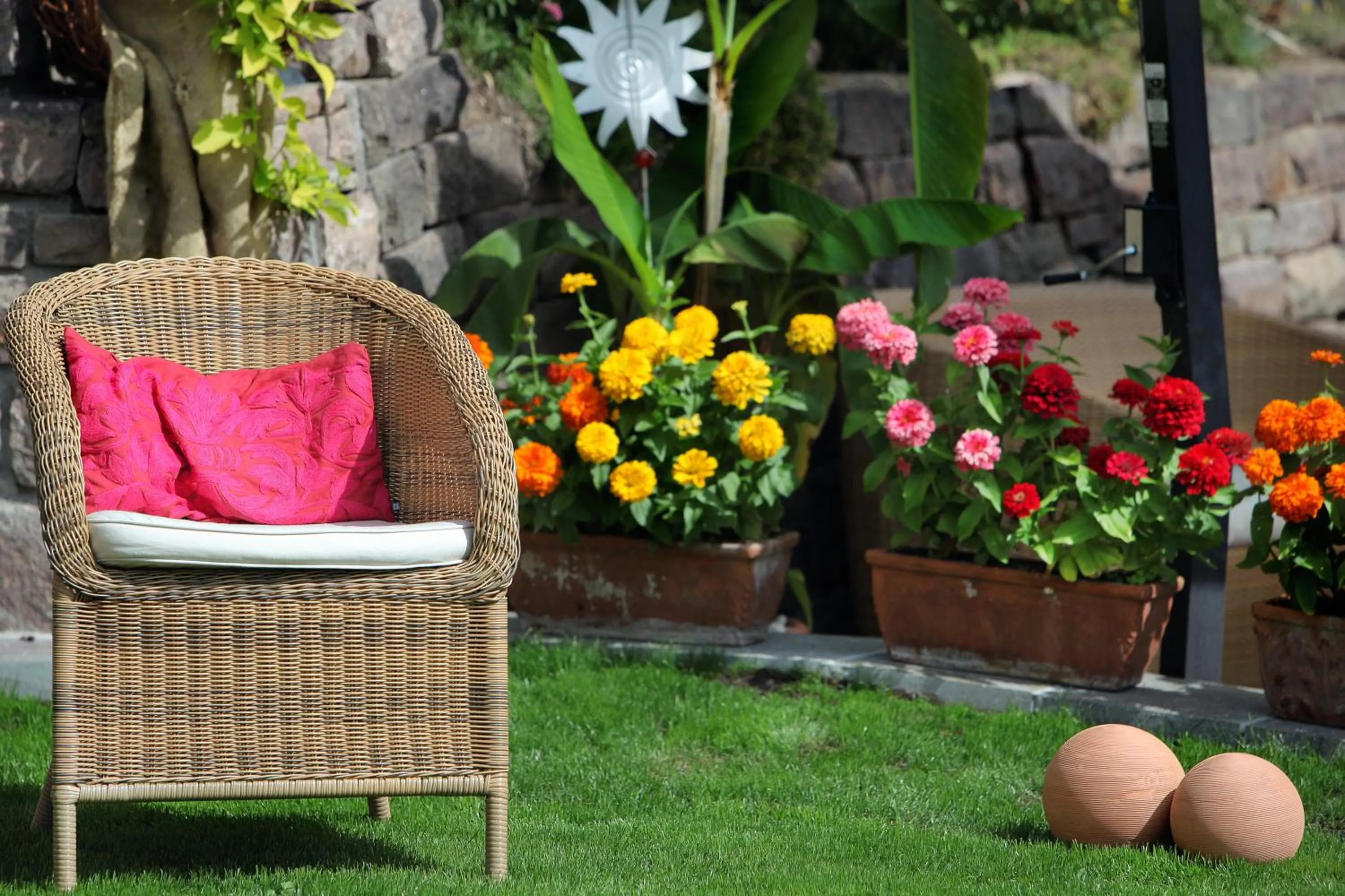 Garden in Spanglerhaus