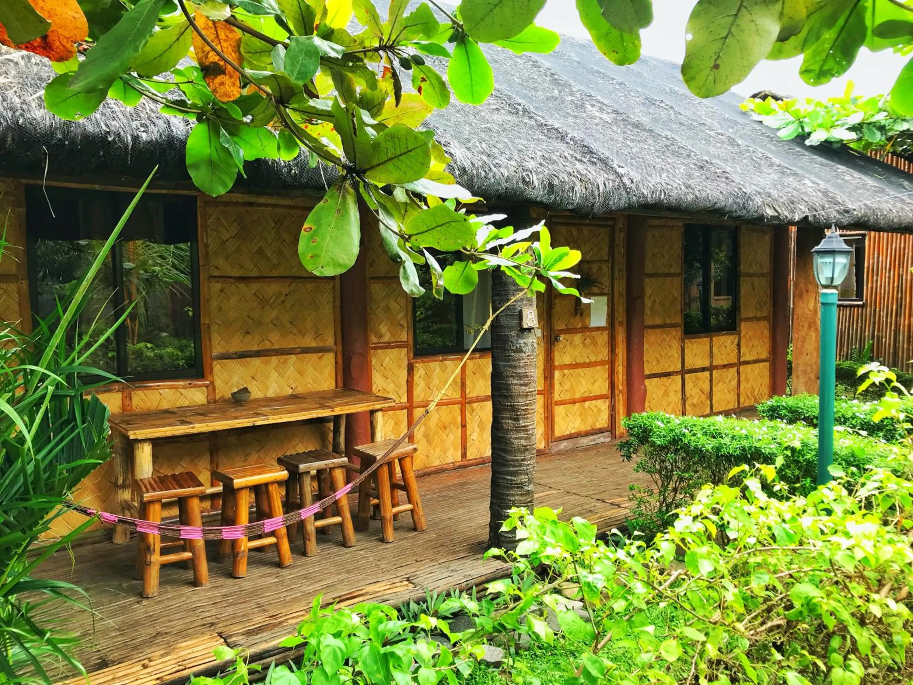 Garden in Calayo Beach Resort