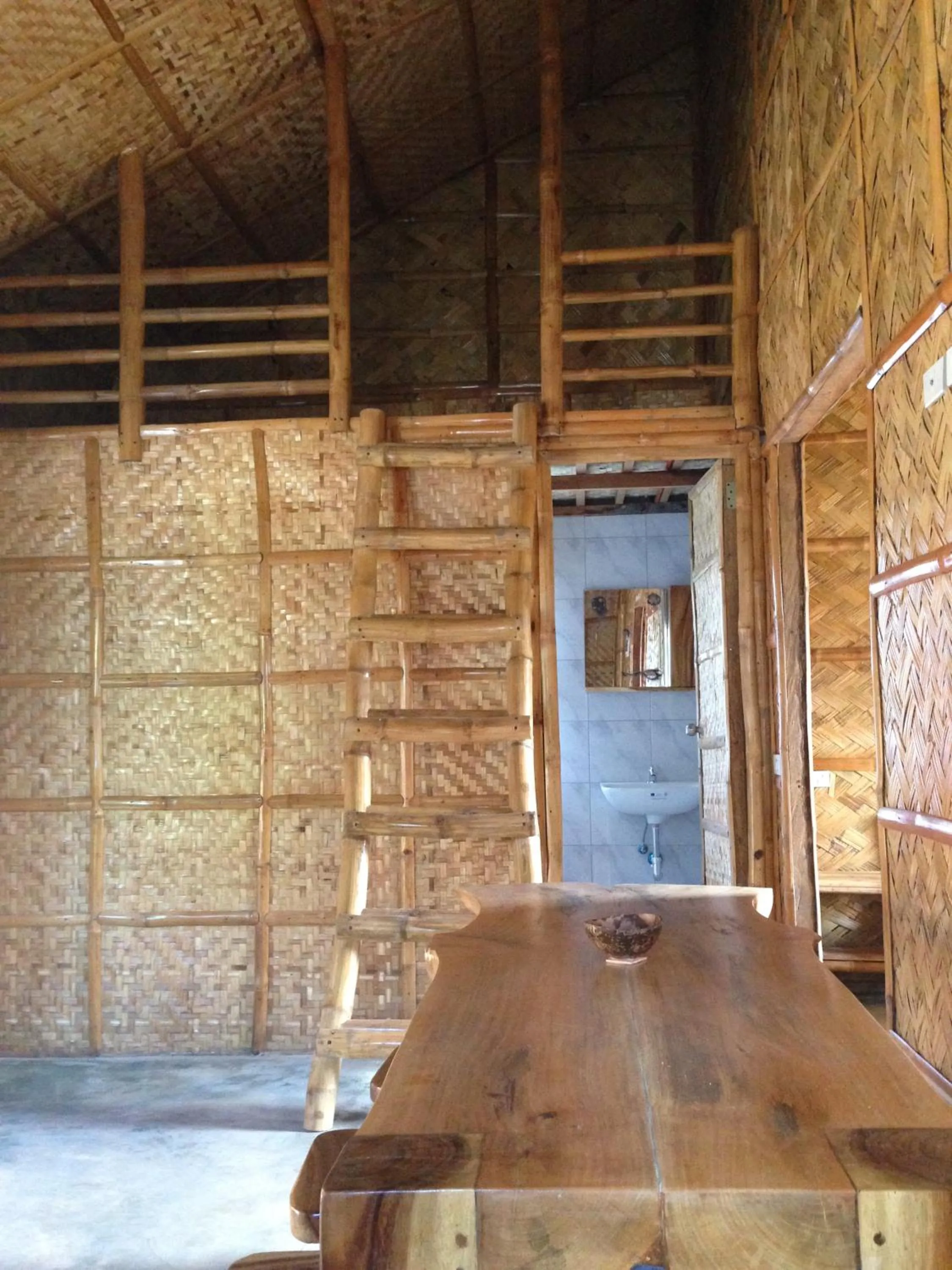 Dining area in Calayo Beach Resort