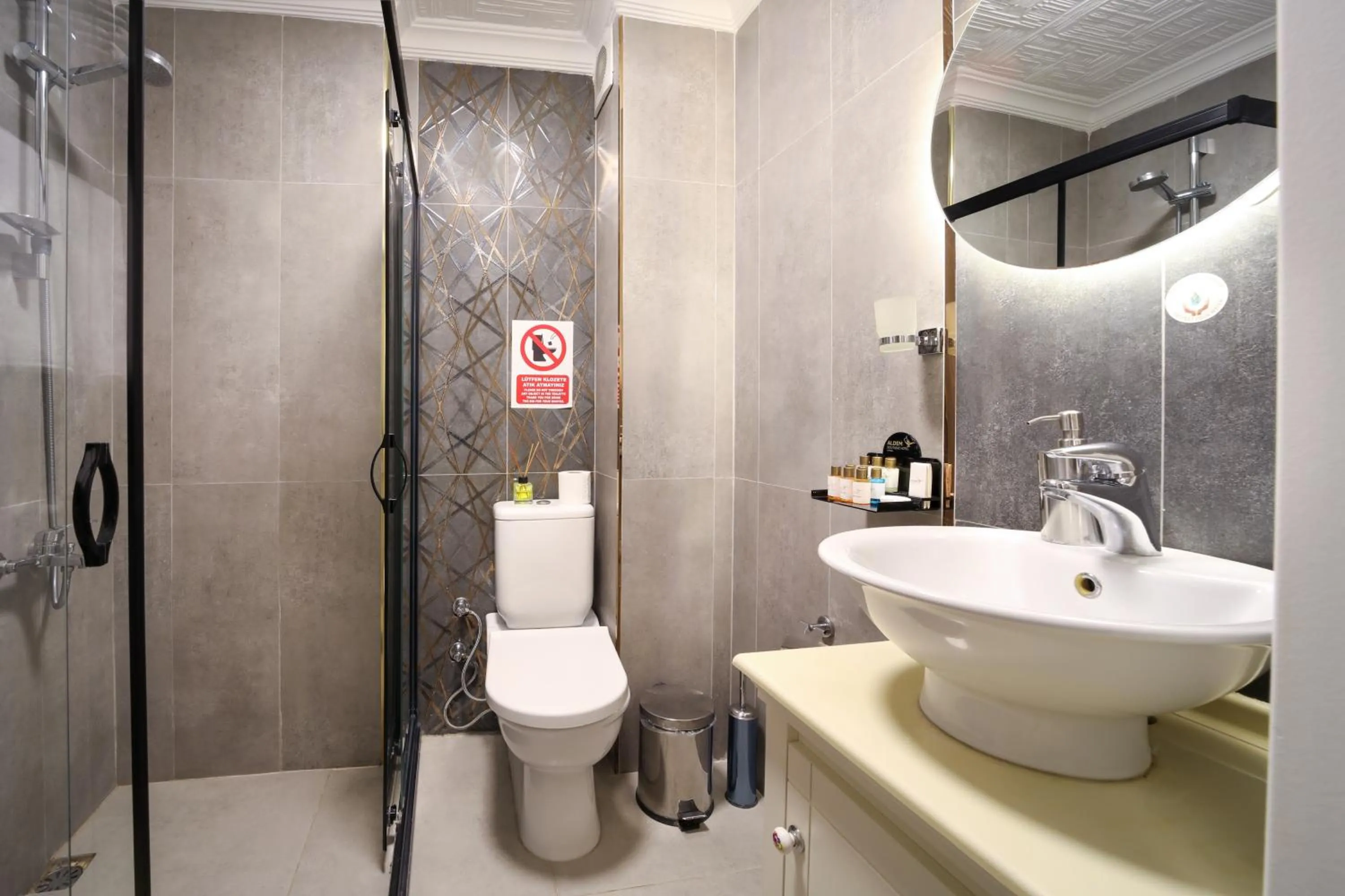 Shower in Aldem Hotel